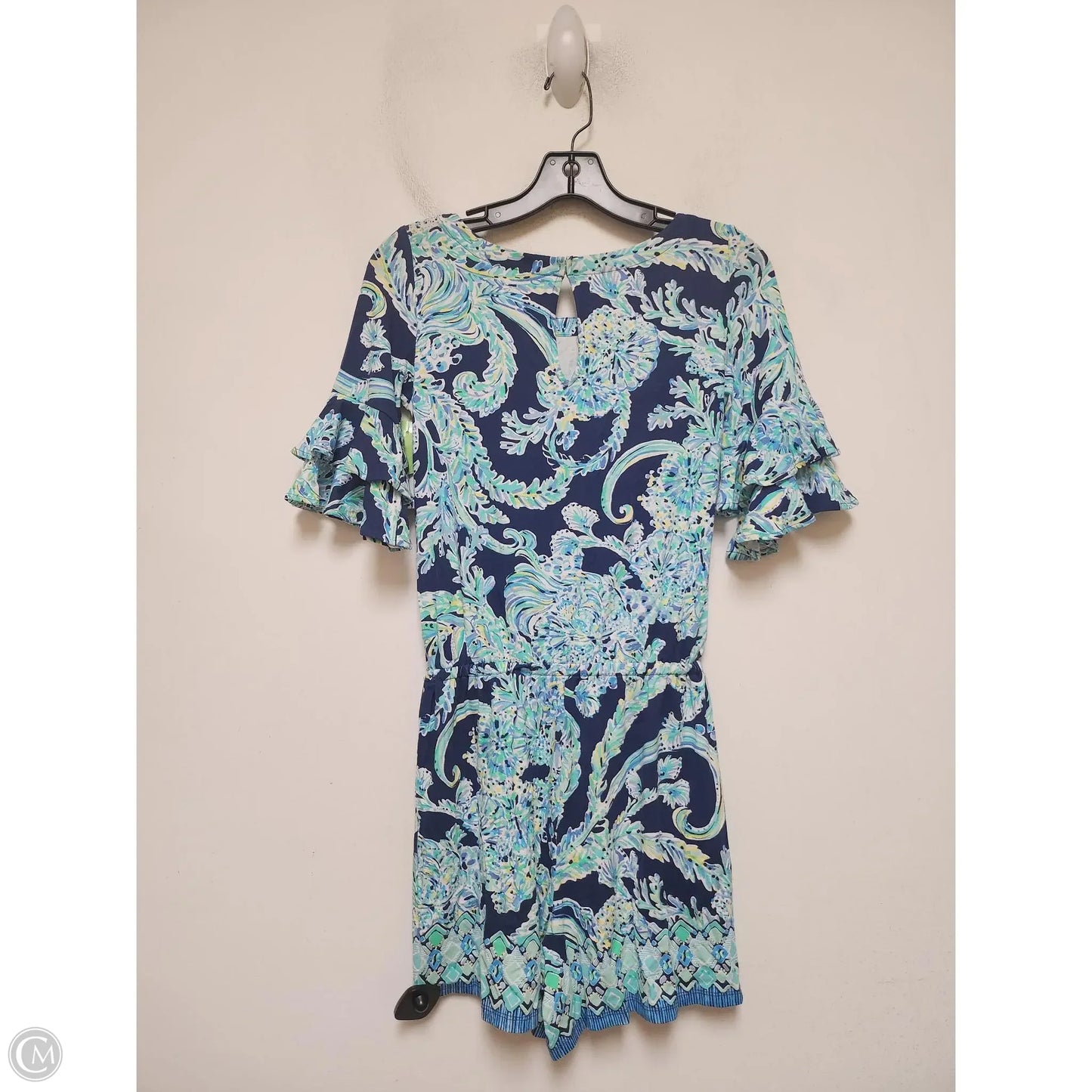Romper Designer By Lilly Pulitzer In Blue, Size: Xxs