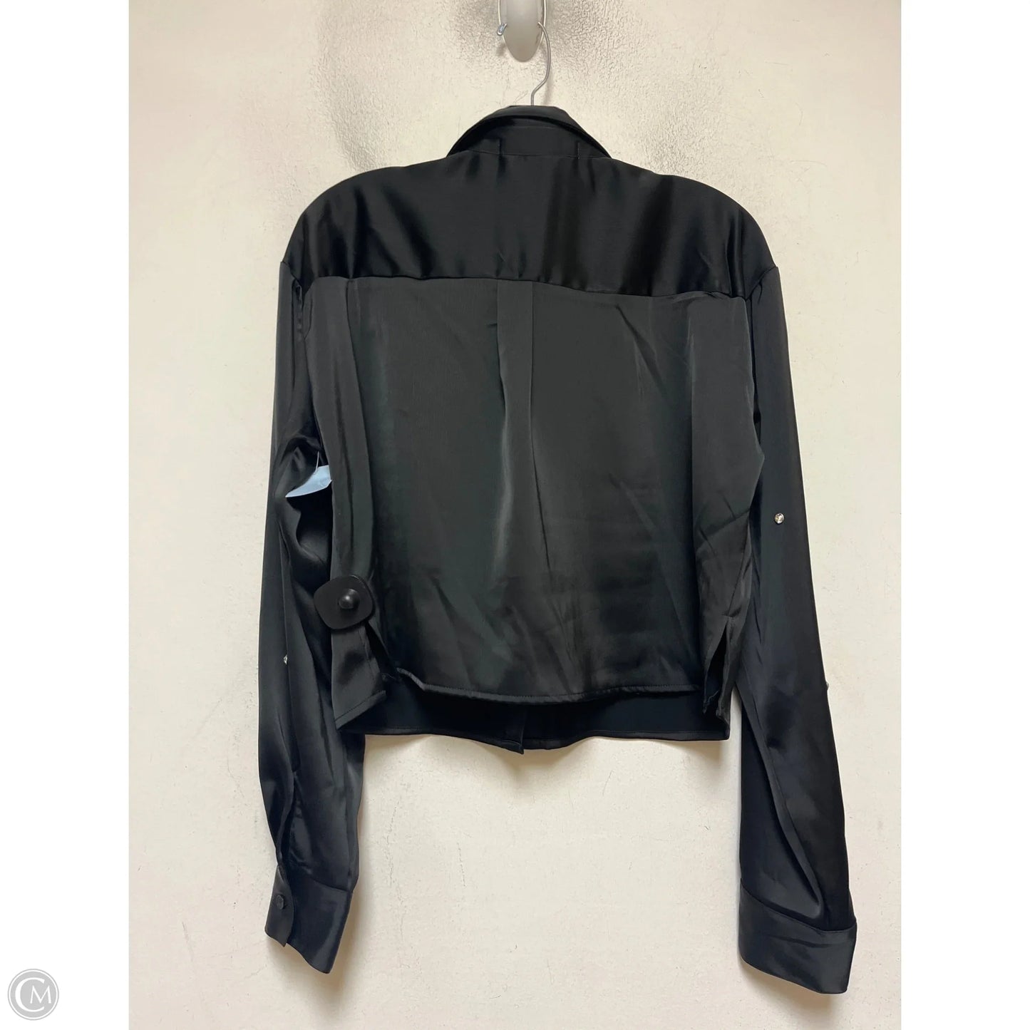 Top Long Sleeve By Blue Sol In Black, Size: L