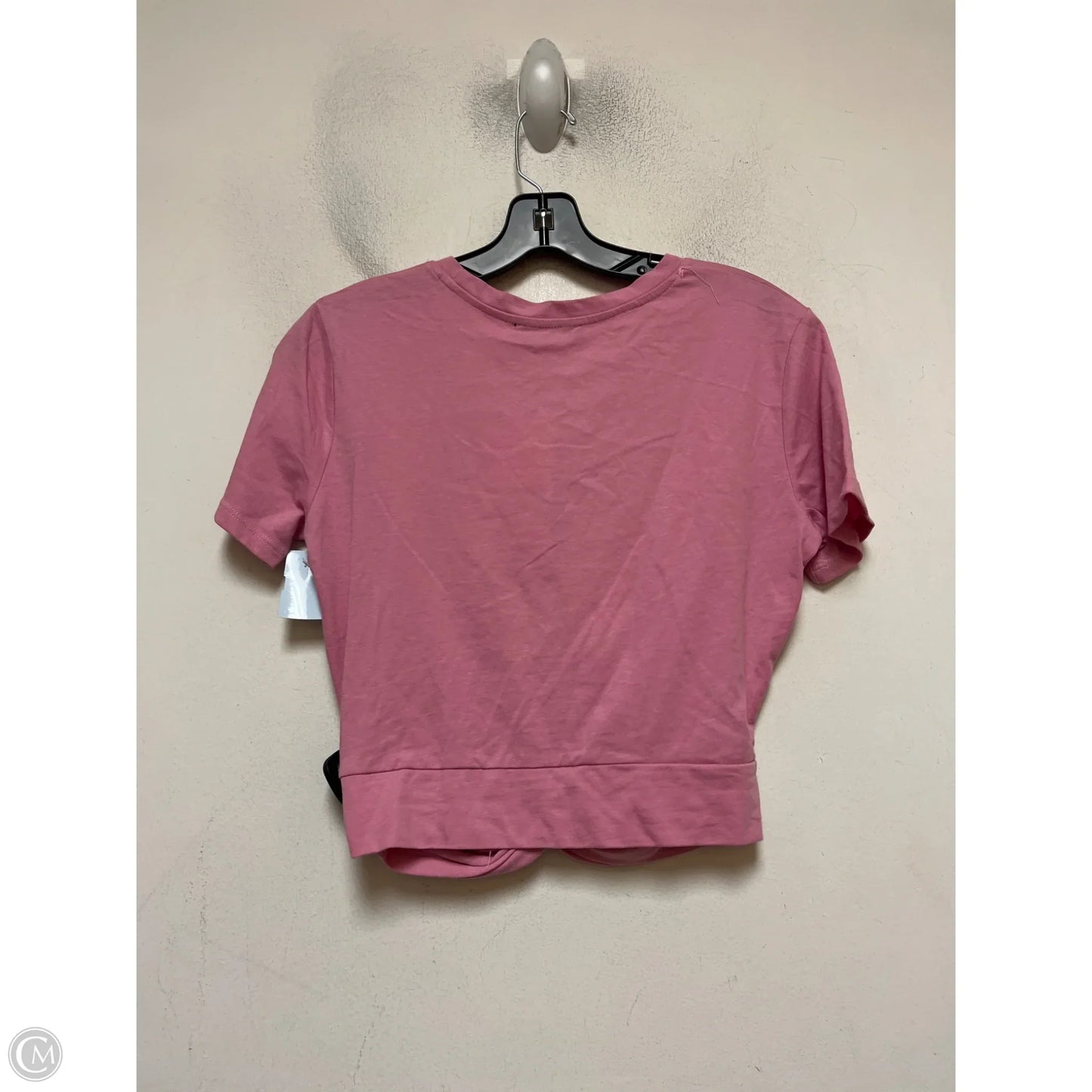 Top Short Sleeve Basic By Zara In Pink, Size: M