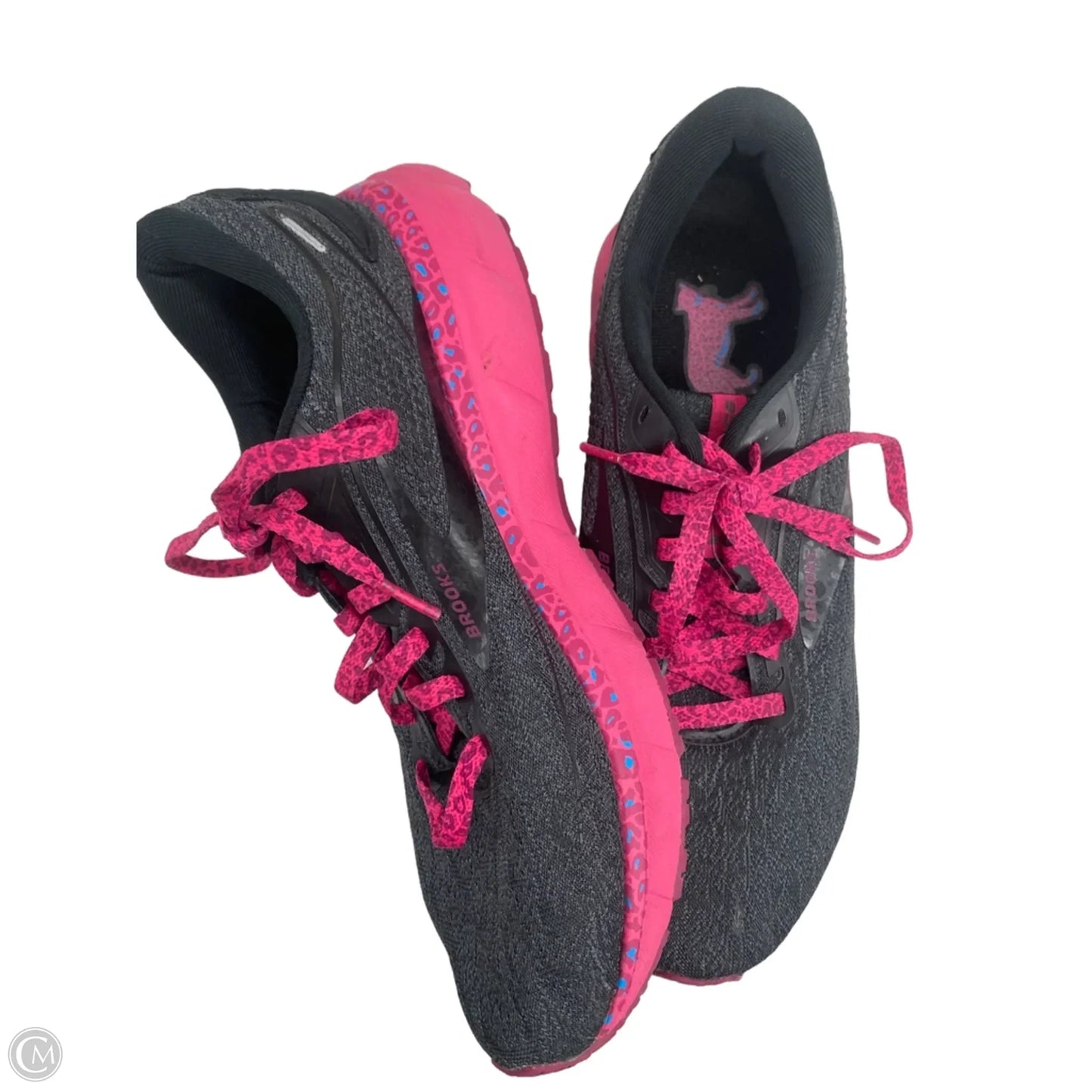 Shoes Athletic By Brooks In Black & Pink, Size: 11