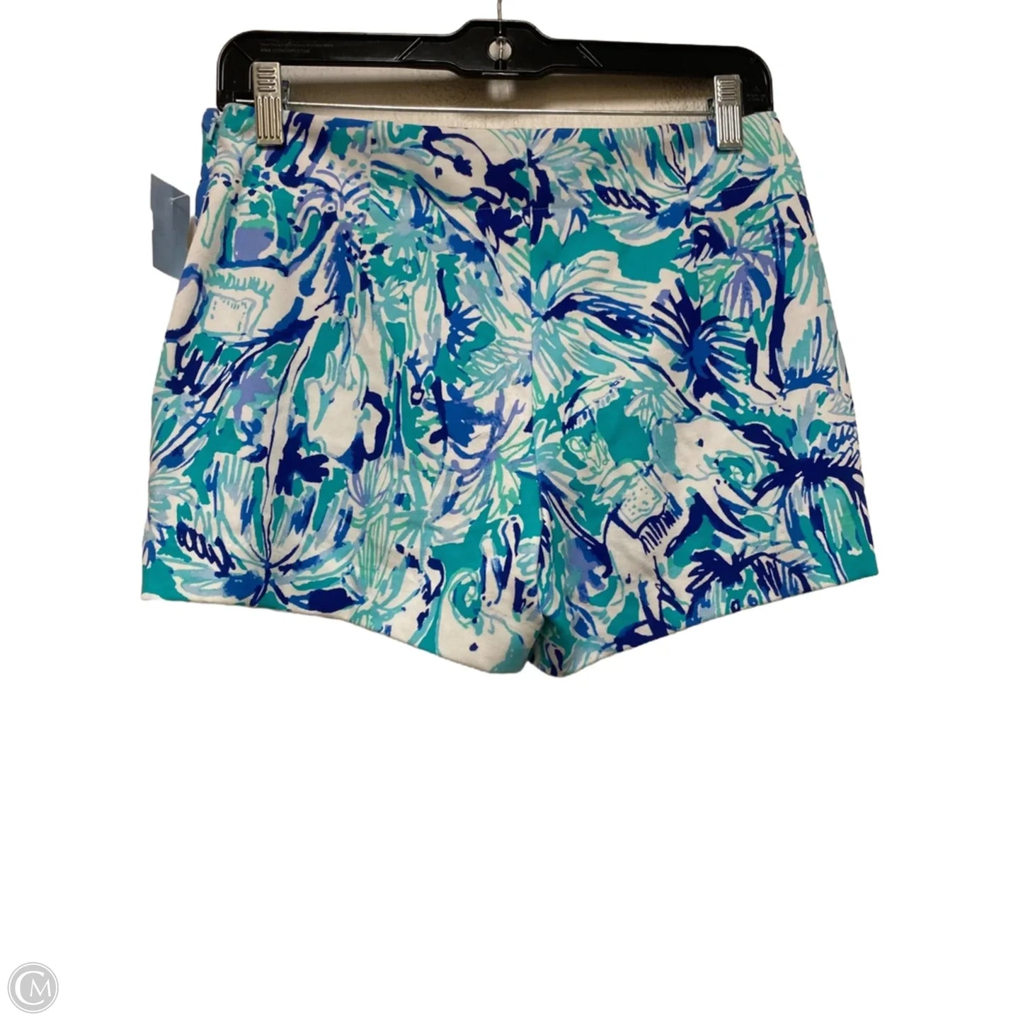 Shorts Designer By Lilly Pulitzer In Blue & Green, Size: 2