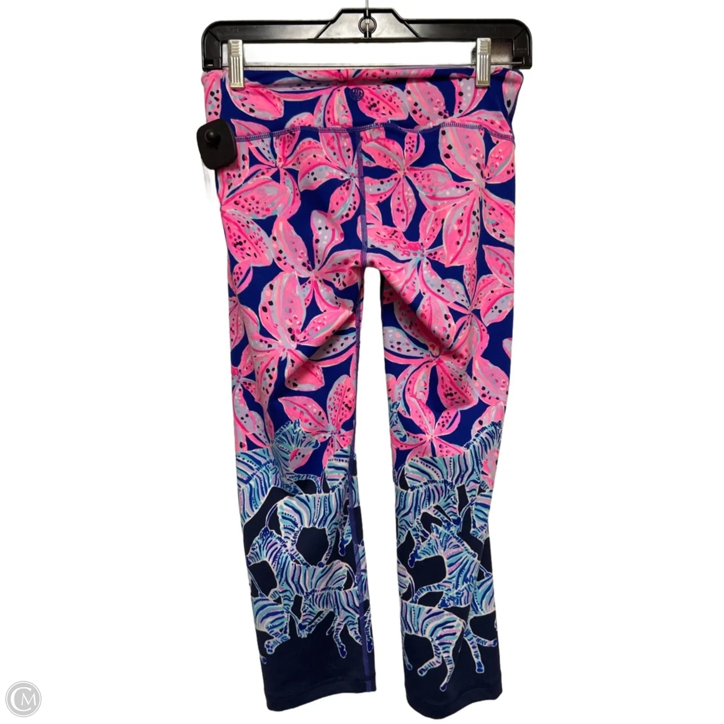 Pants Designer By Lilly Pulitzer In Blue & Pink, Size: S