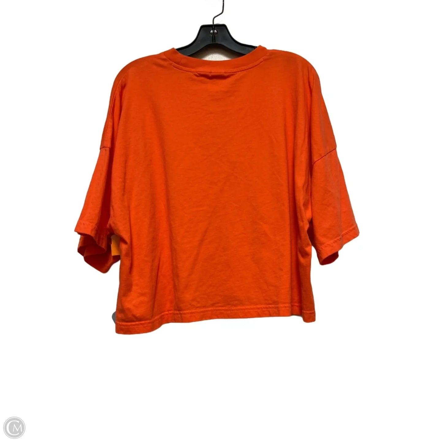 Athletic Top Short Sleeve By Puma In Orange, Size: Xl