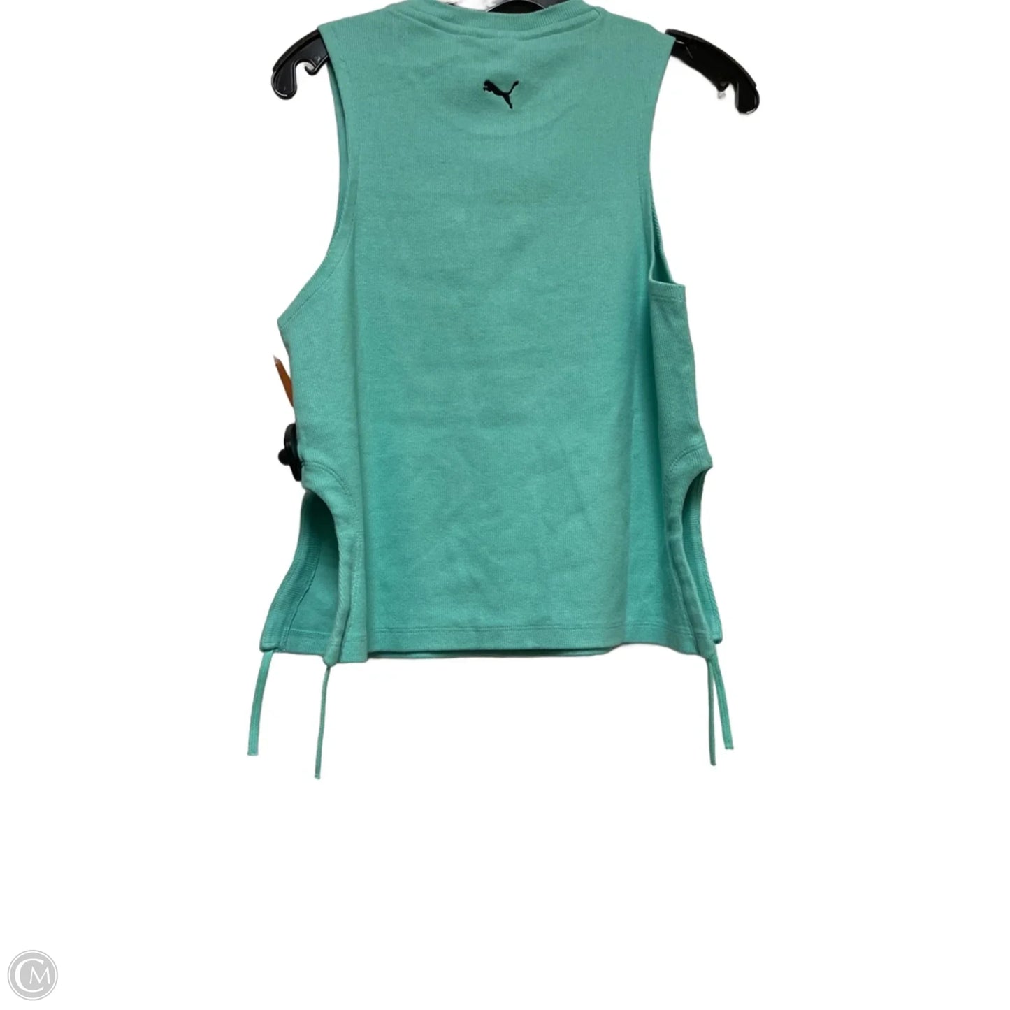 Athletic Tank Top By Puma In Green, Size: L