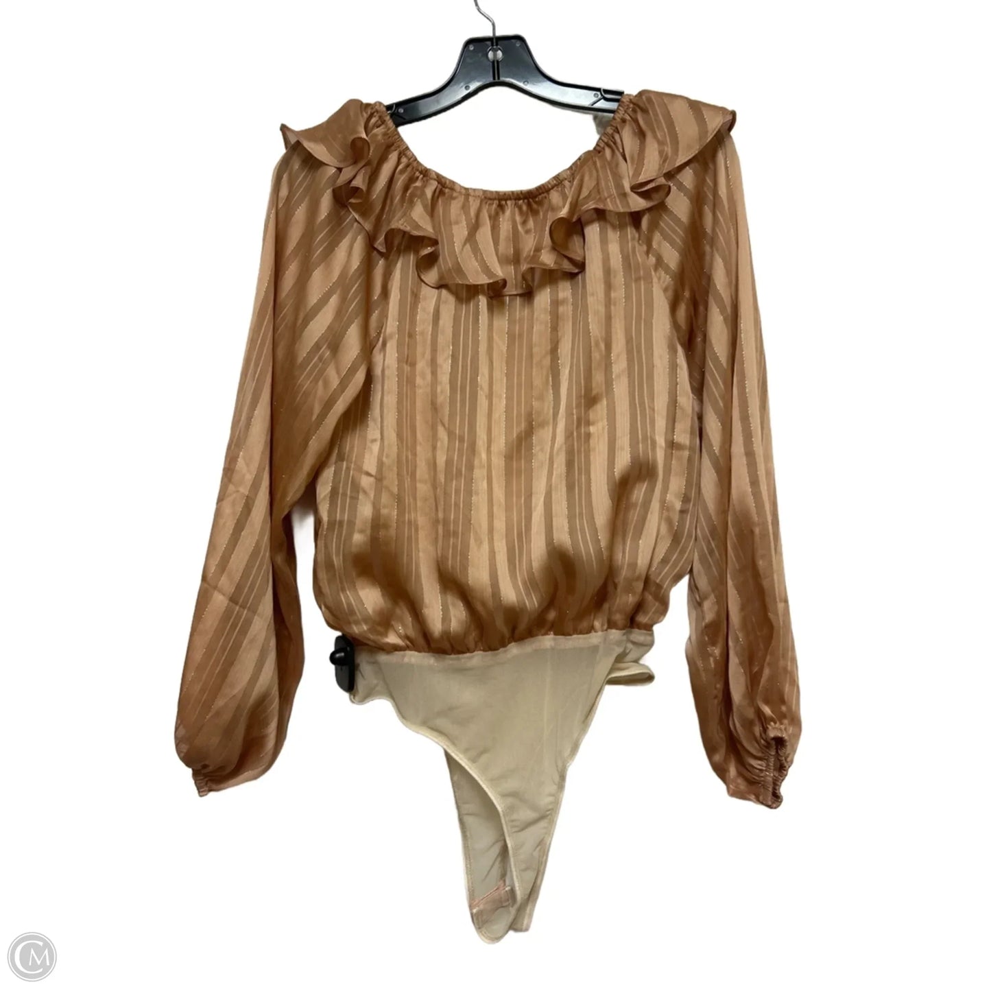 Bodysuit By Lush In Rose Gold, Size: S