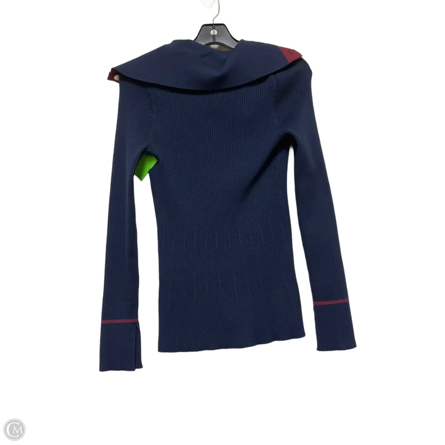 Top Long Sleeve By White House Black Market In Navy, Size: S