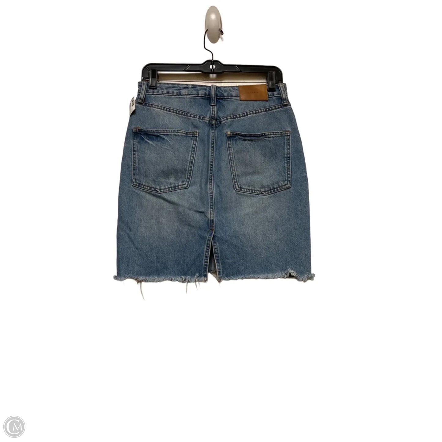 Skirt Mini & Short By Clothes Mentor In Blue Denim, Size: 6