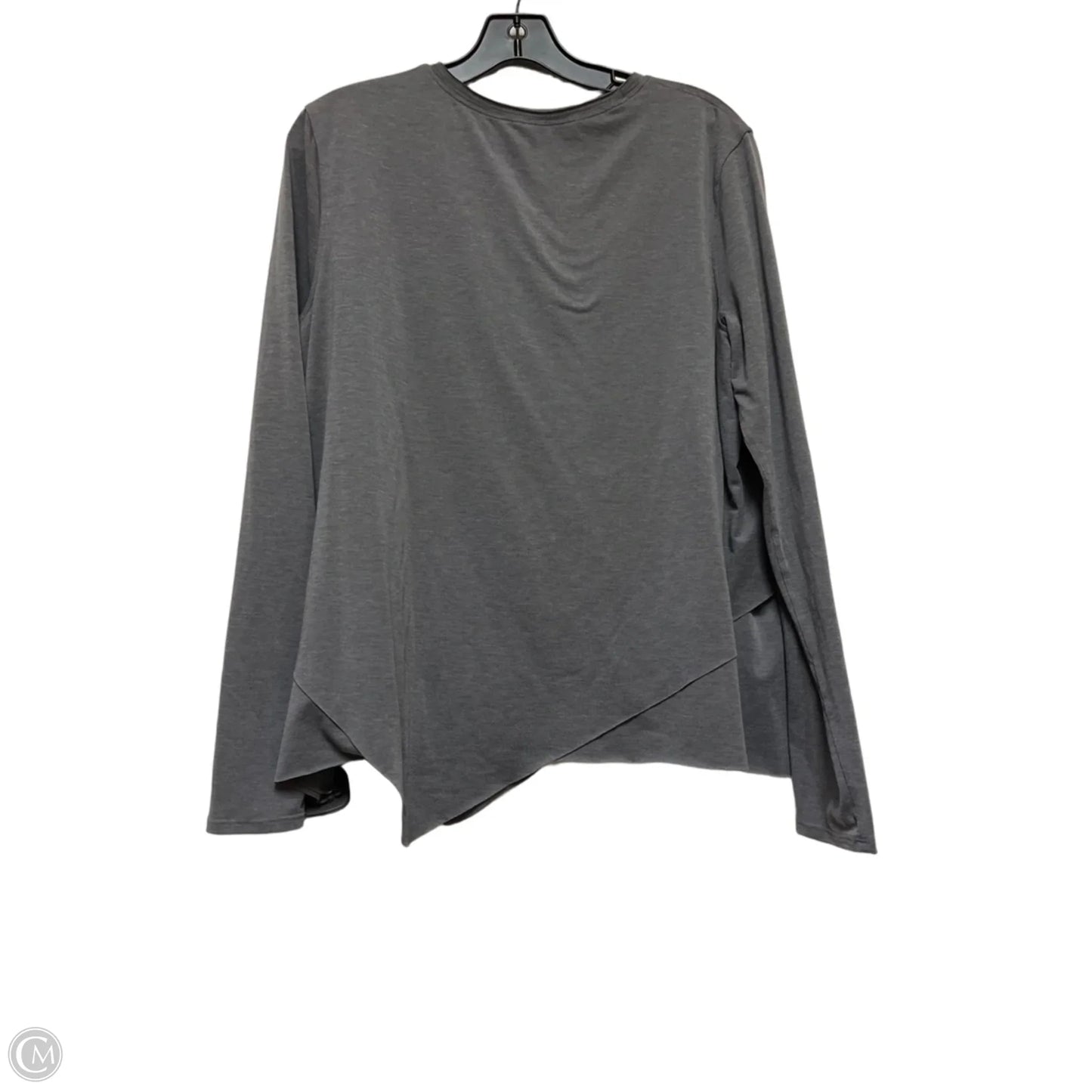 Athletic Top Long Sleeve Crewneck By Lululemon In Grey, Size: L