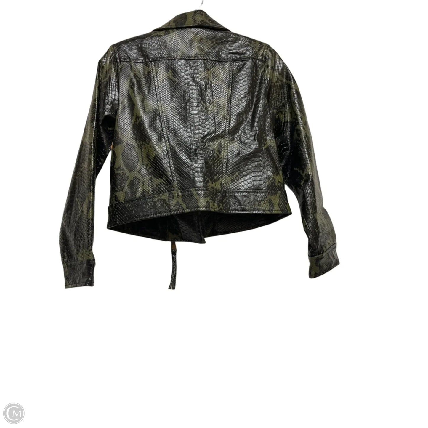 Jacket Moto By Ramy Brook In Snakeskin Print, Size: Xs