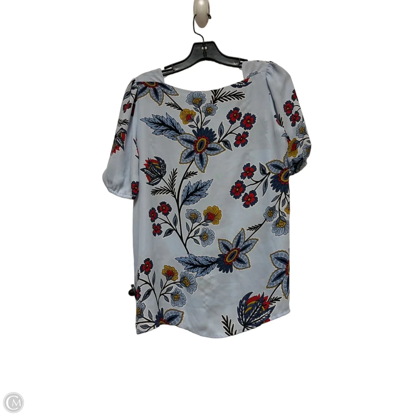 Top Short Sleeve By Loft In Floral Print, Size: Xs