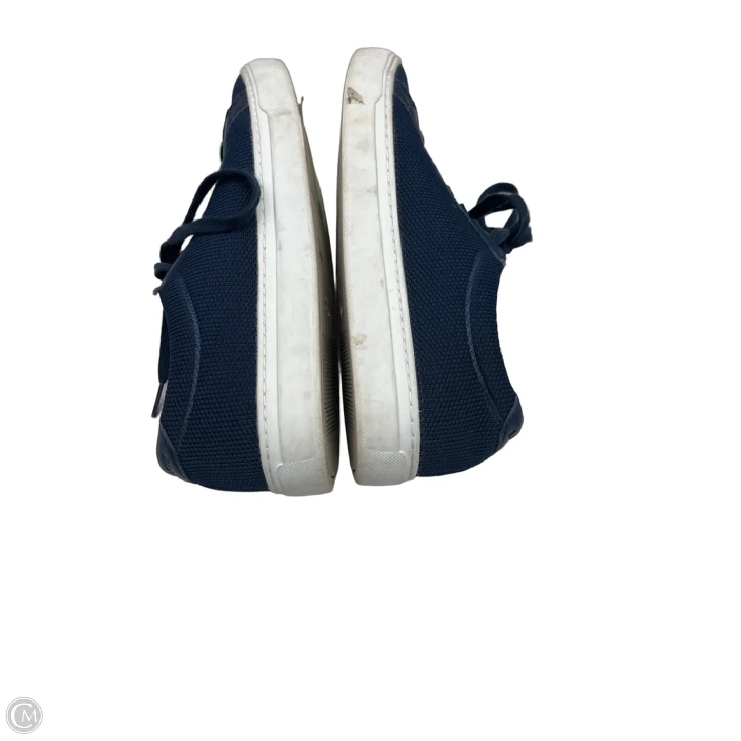 Shoes Sneakers By Lacoste In Navy, Size: 7