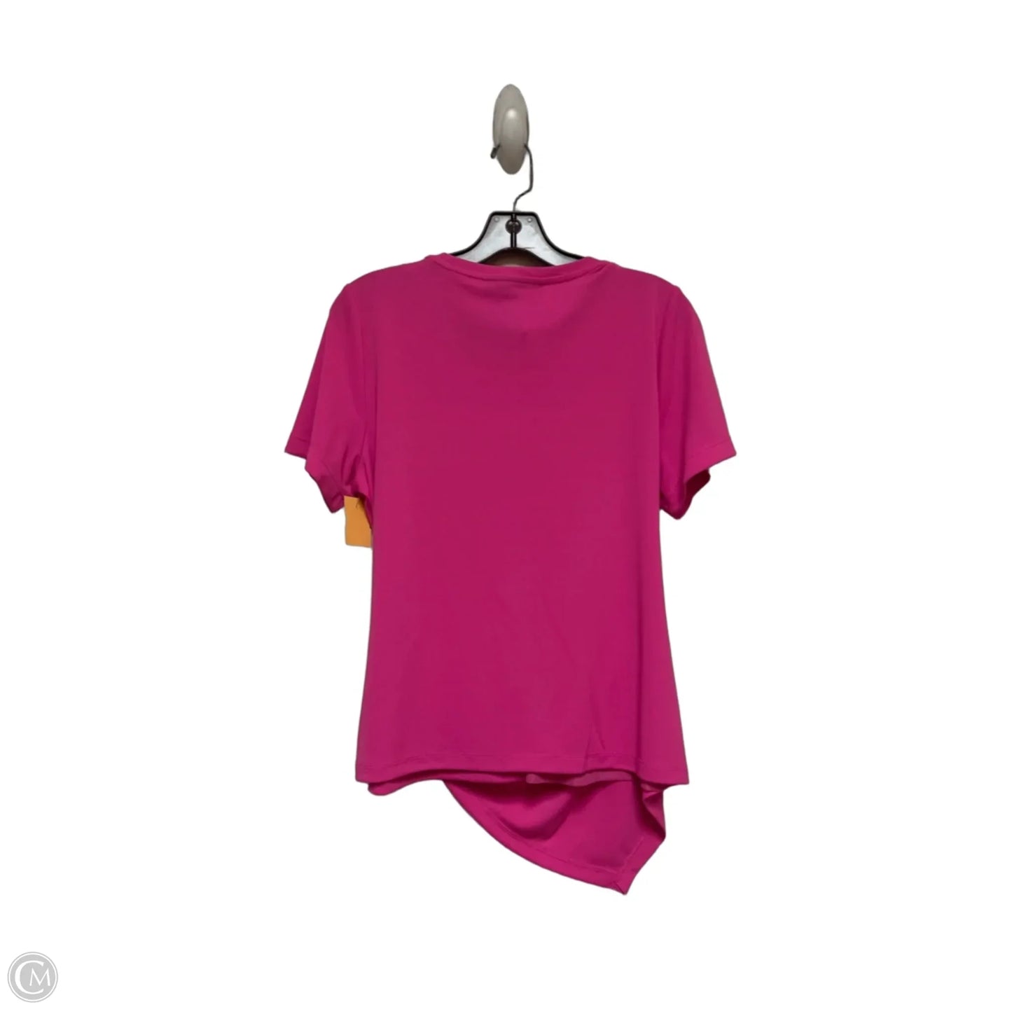 Top Short Sleeve By Dkny In Pink, Size: M