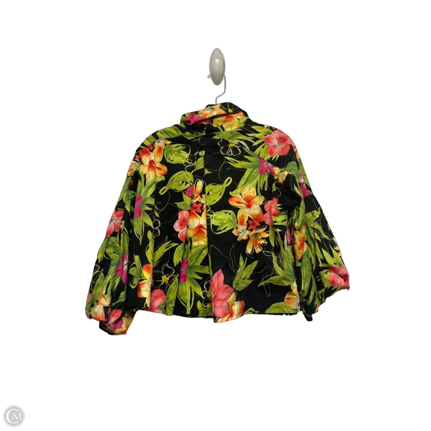 Jacket Other By Clothes Mentor In Tropical Print, Size: L