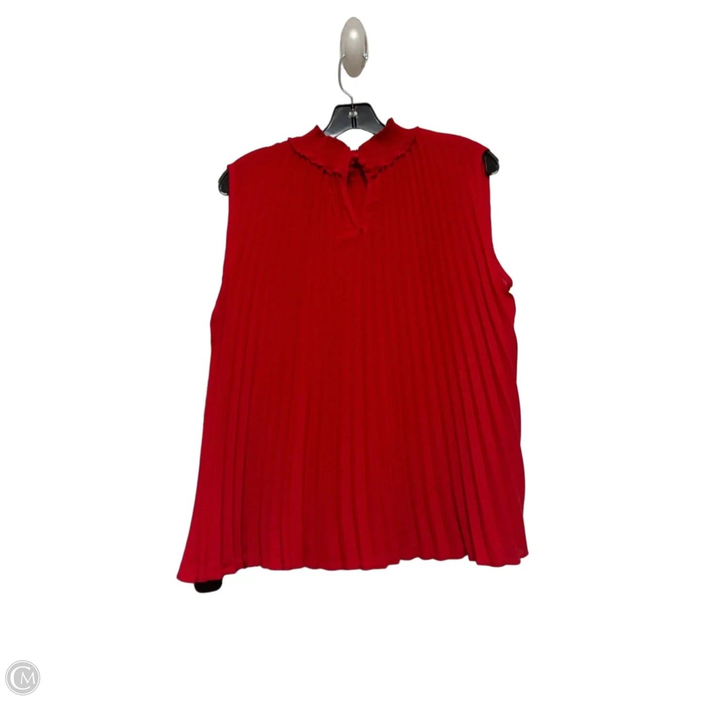Top Sleeveless By Nanette By Nanette Lepore In Red, Size: L