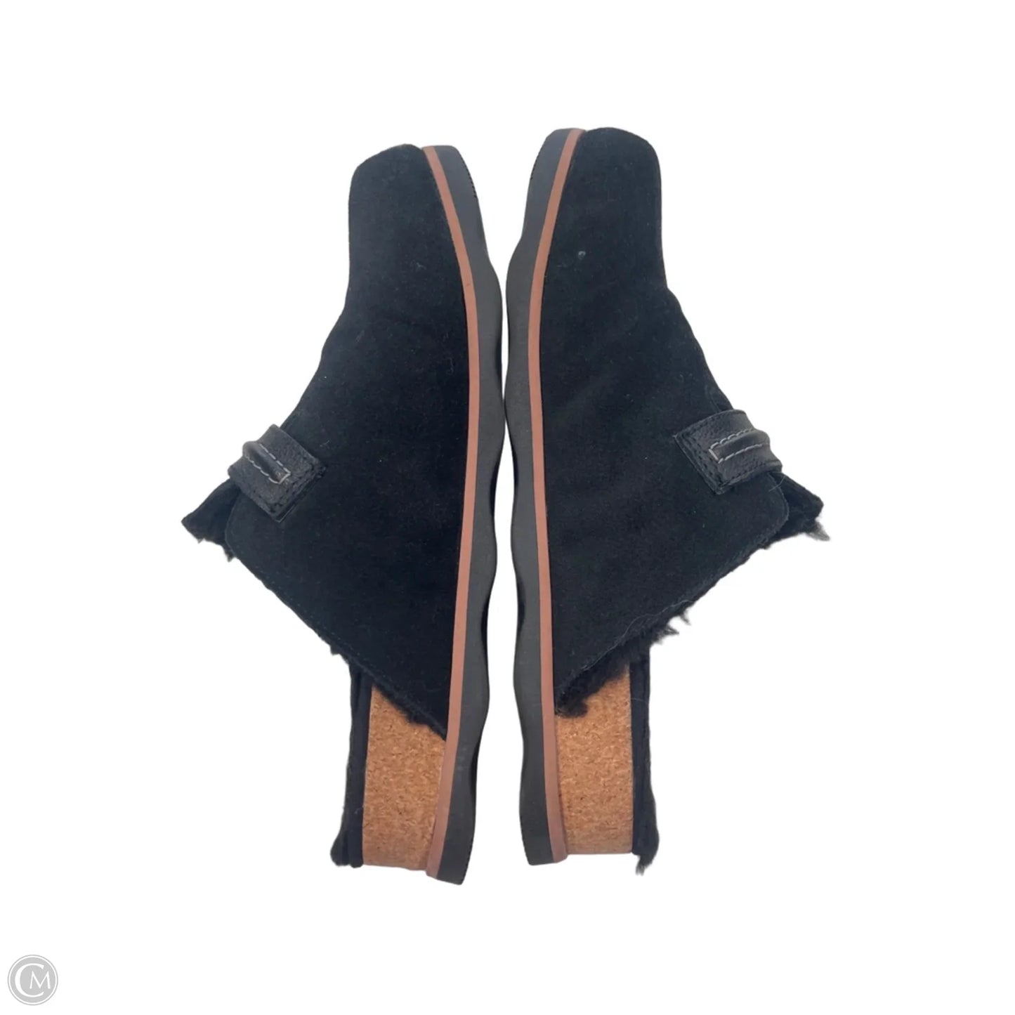 Shoes Flats By Clarks In Black, Size: 8