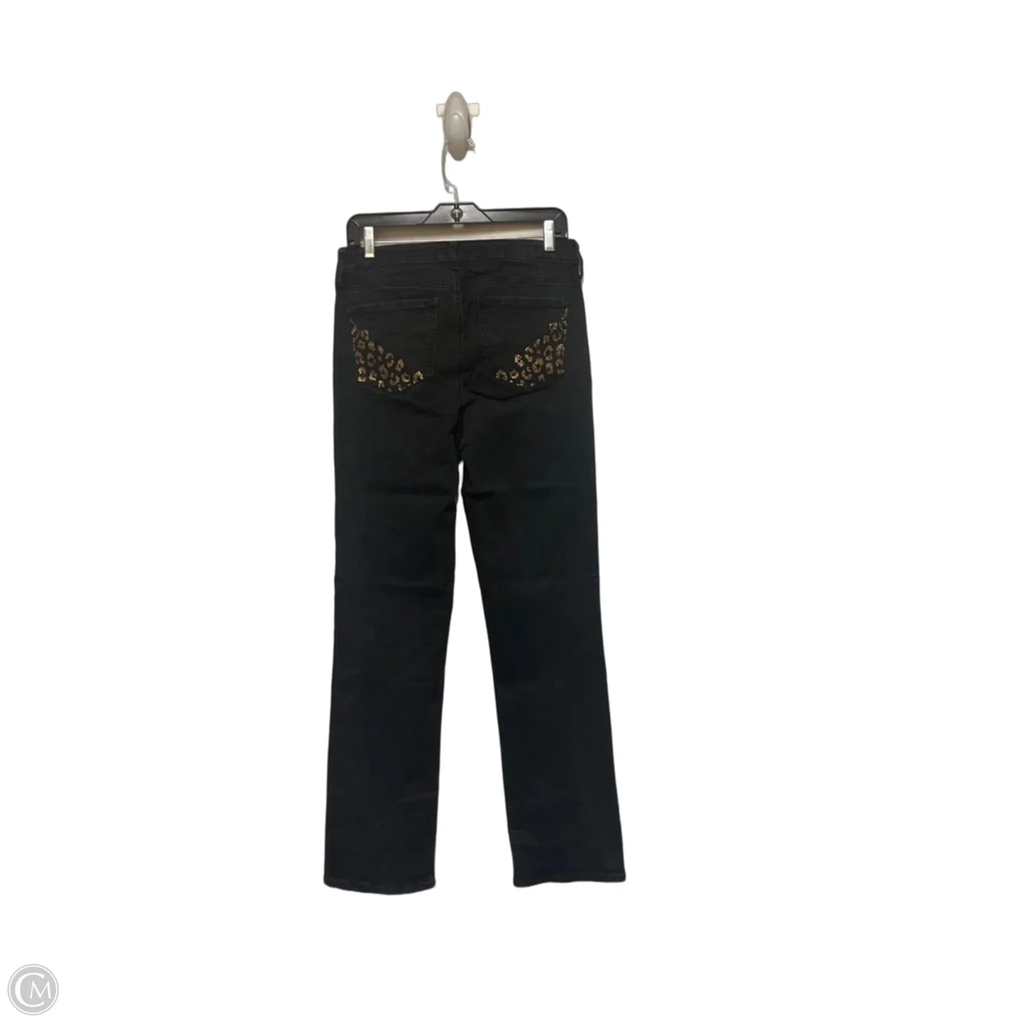 Jeans Straight By Not Your Daughters Jeans In Black Denim, Size: 6