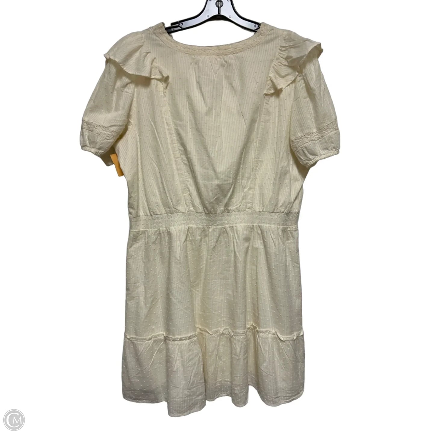 Dress Casual Short By Lc Lauren Conrad In Cream, Size: Xl