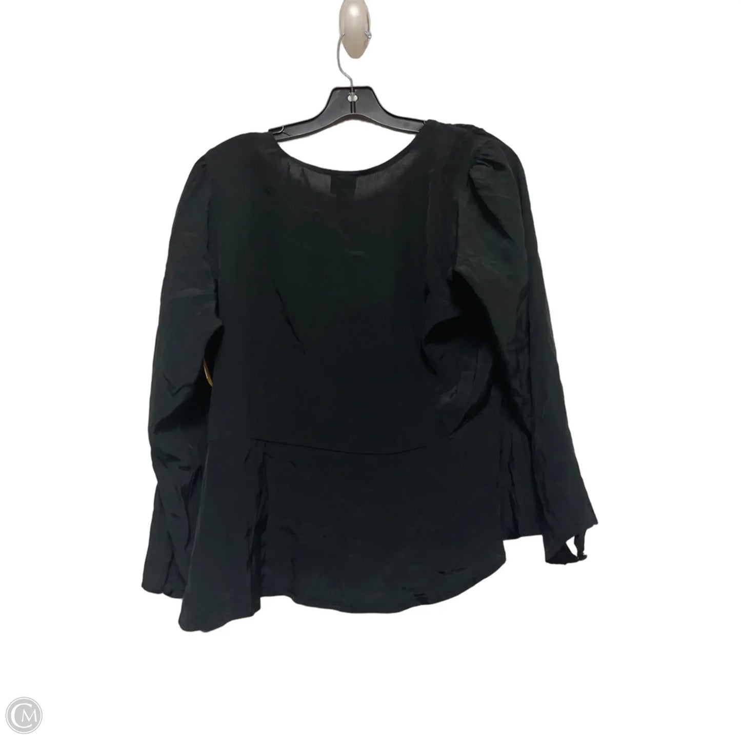Top Short Sleeve By A New Day In Black, Size: L