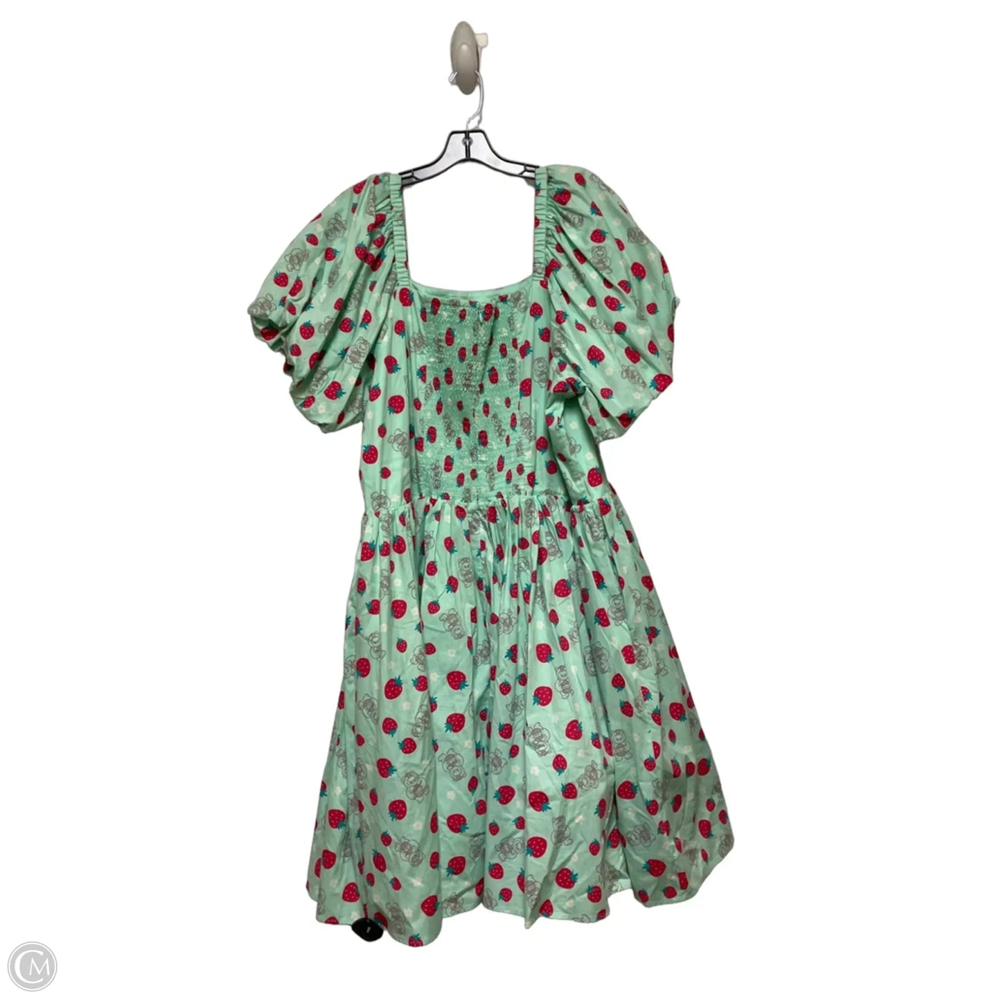 Dress Casual Short By Disney Store In Green & Red, Size: 2x