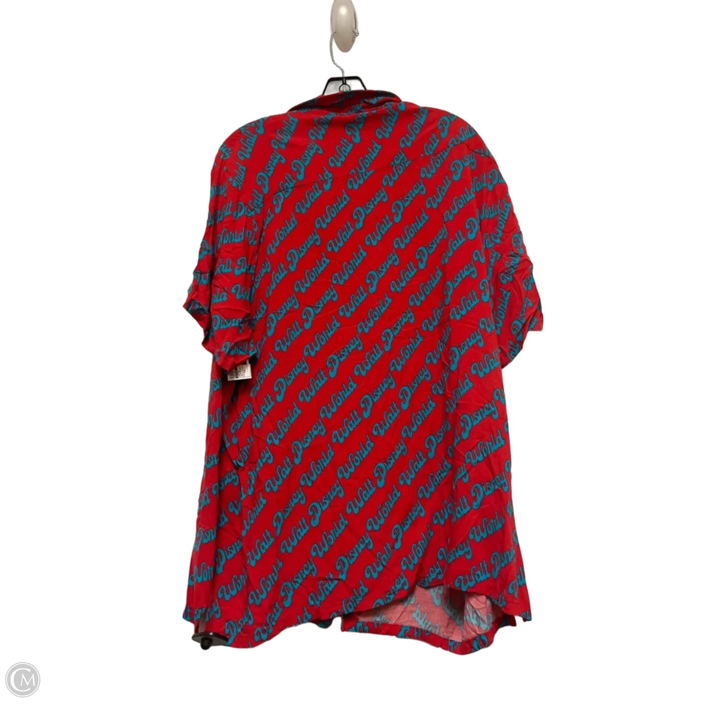 Top Short Sleeve By Disney Store In Blue & Red, Size: Xxl