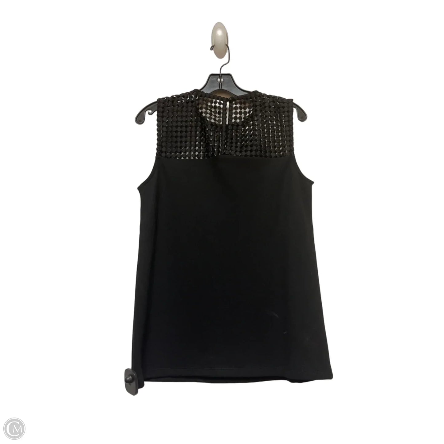 Top Sleeveless By Anne Klein In Black, Size: S