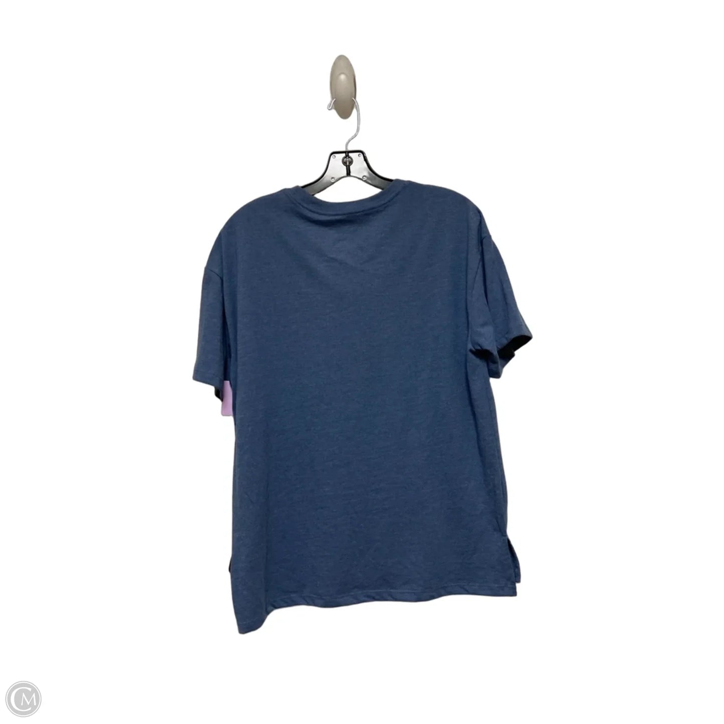 Top Short Sleeve Basic By Disney Store In Blue, Size: M