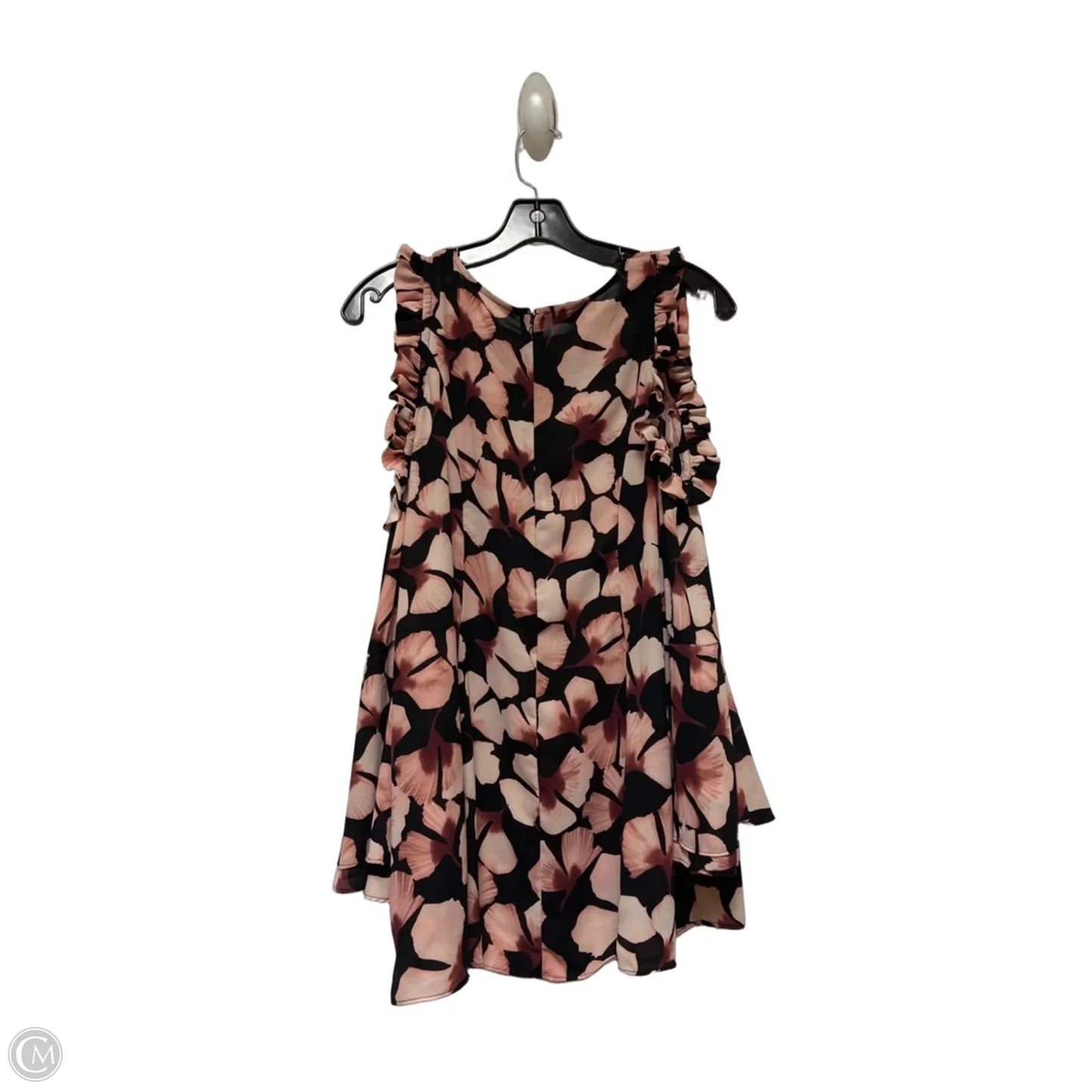 Top Sleeveless By Alfani In Black & Pink, Size: M