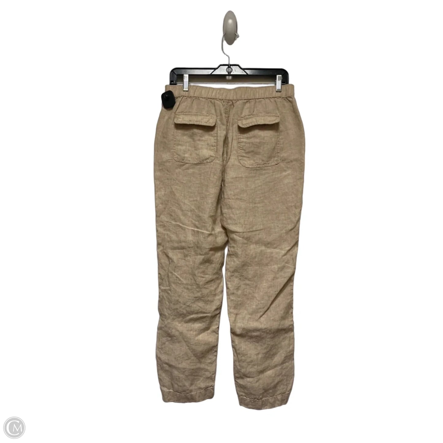 Pants Linen By Nicole Miller In Tan, Size: 8