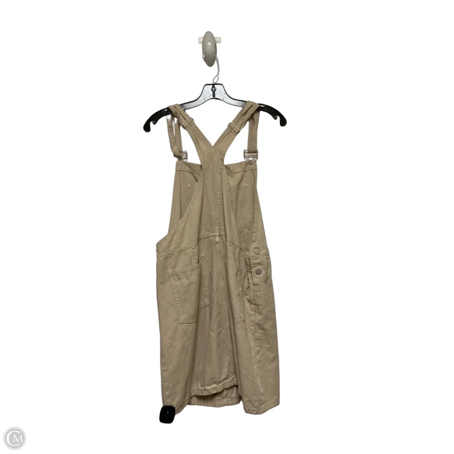 Overalls By Clothes Mentor In Cream Denim, Size: L