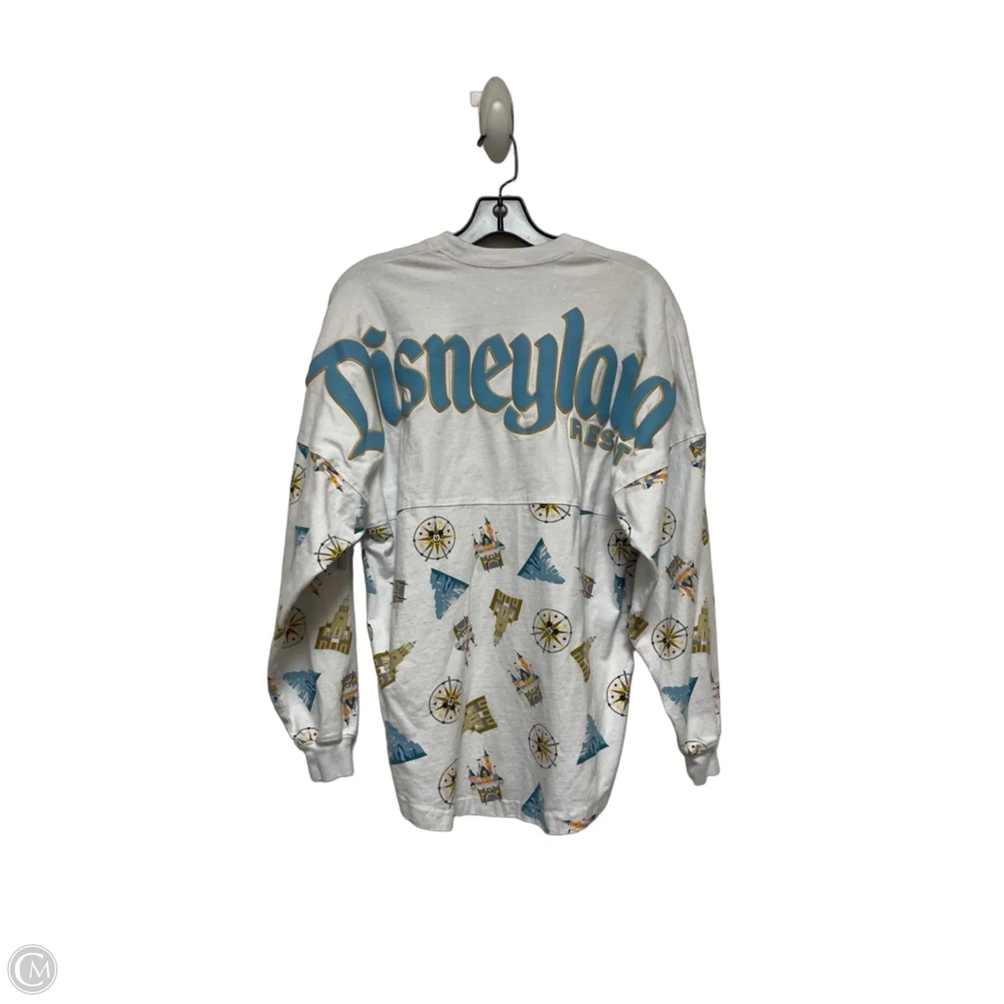 Top Long Sleeve By Disney Store In Gold & White, Size: Xs