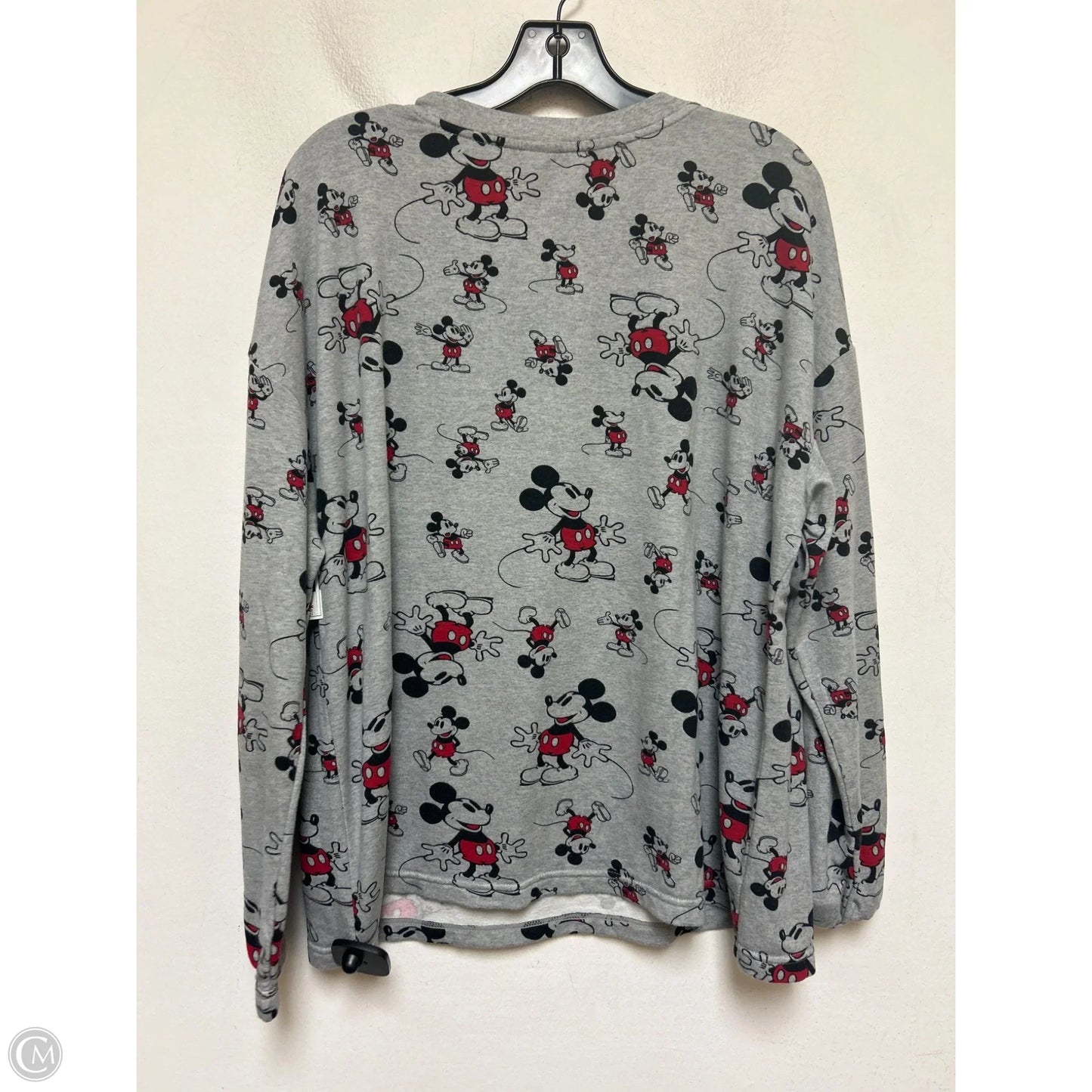 Top Long Sleeve By Disney Store In Grey, Size: M