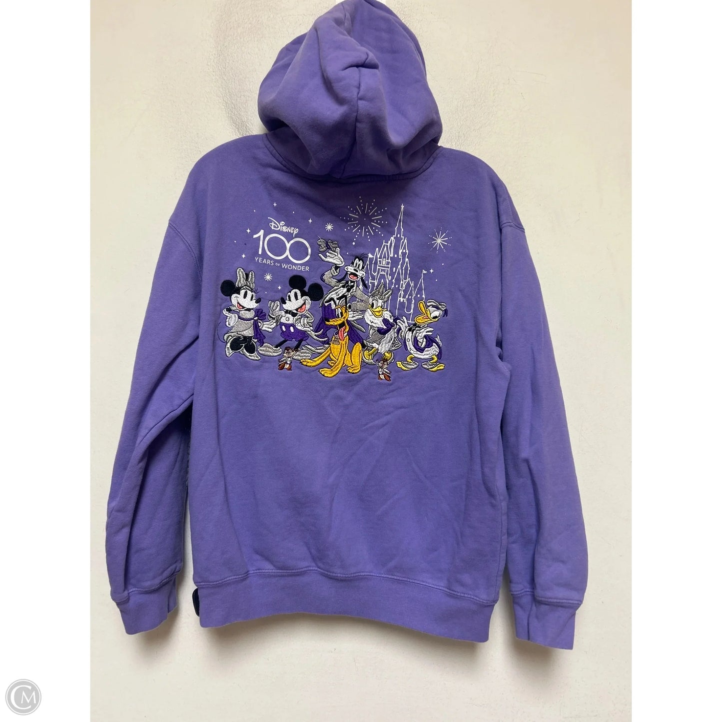 Sweatshirt Hoodie By Disney Store In Purple, Size: M