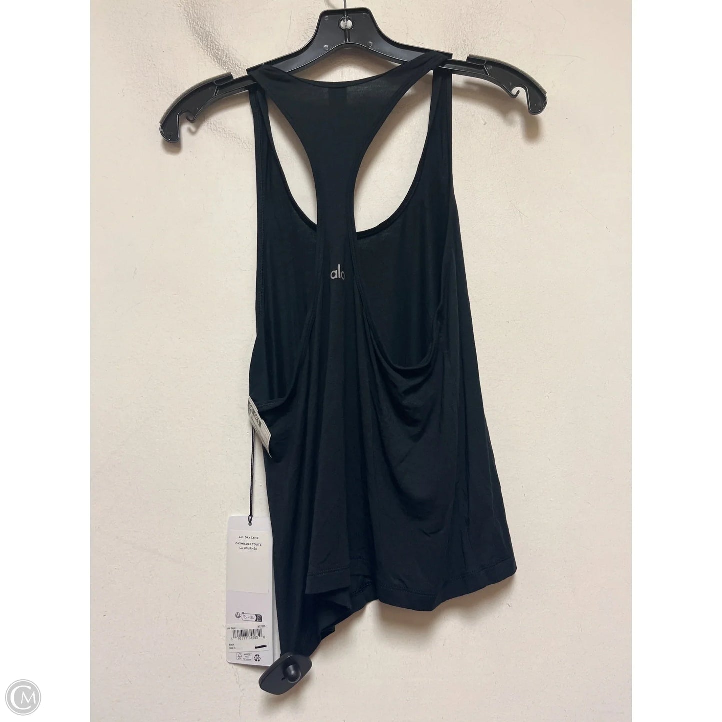 Athletic Tank Top By Alo In Black, Size: S