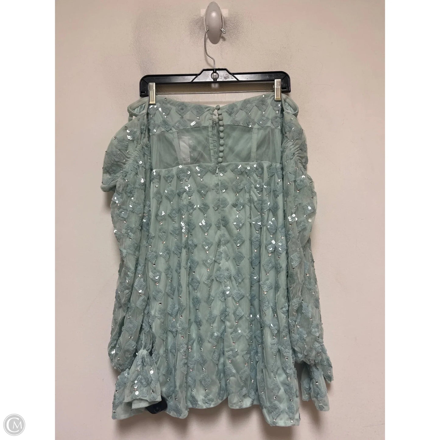 Dress Party Short By Asos In Green, Size: L