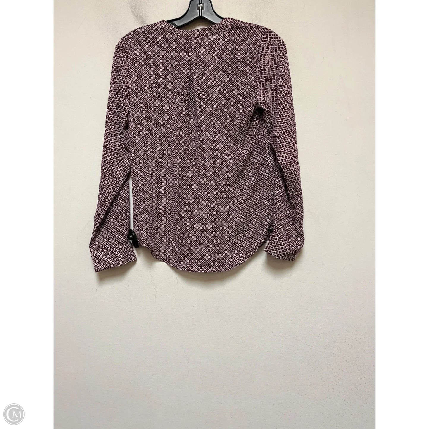 Top Long Sleeve By Limited In Maroon, Size: Xsp
