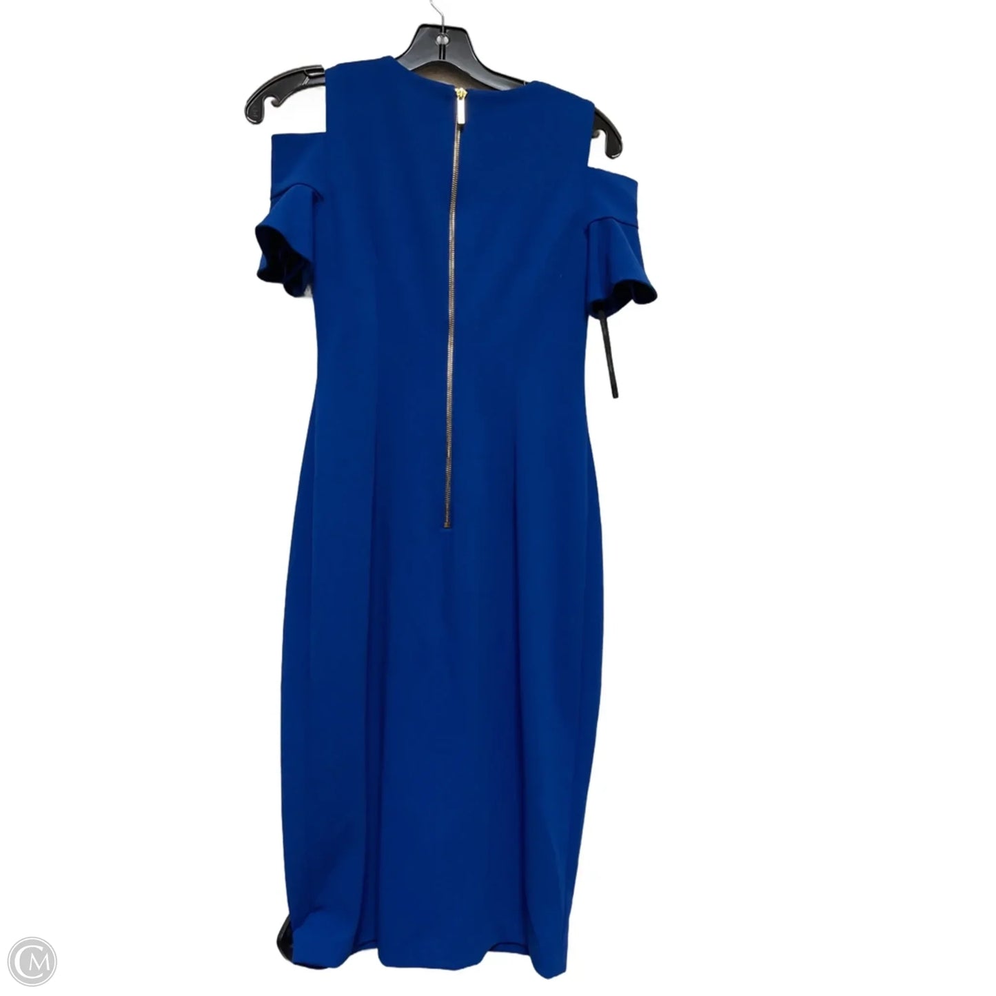 Dress Casual Short By Calvin Klein In Blue, Size: Xs