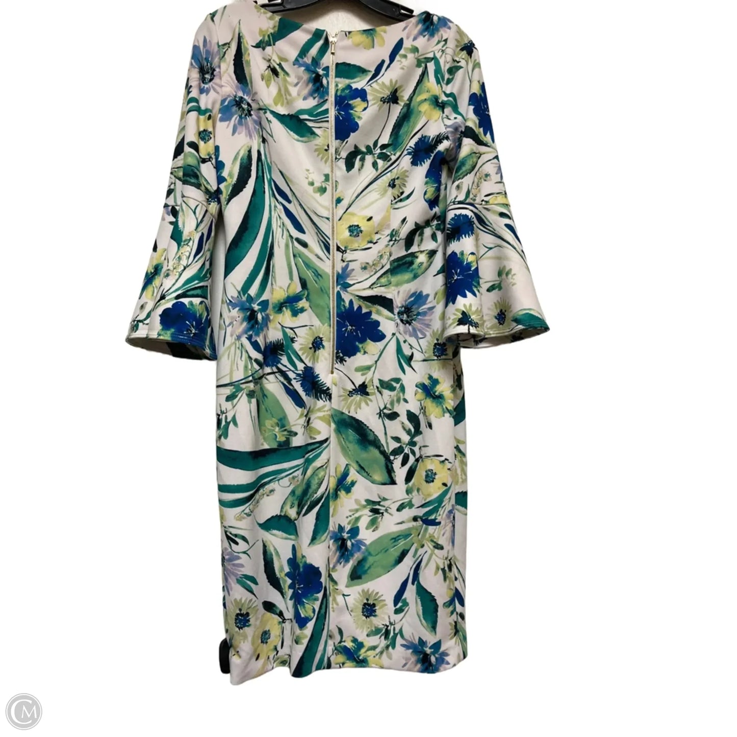 Dress Casual Short By Calvin Klein In Floral Print, Size: S