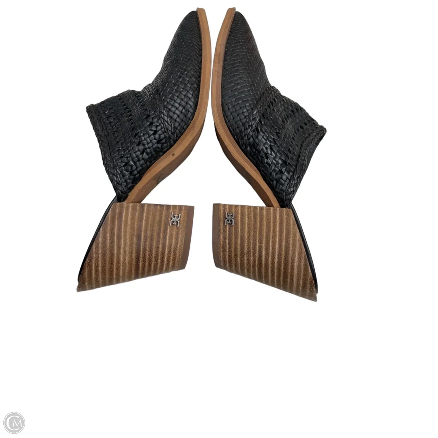 Shoes Heels Block By Sam Edelman In Black & Tan, Size: 6.5