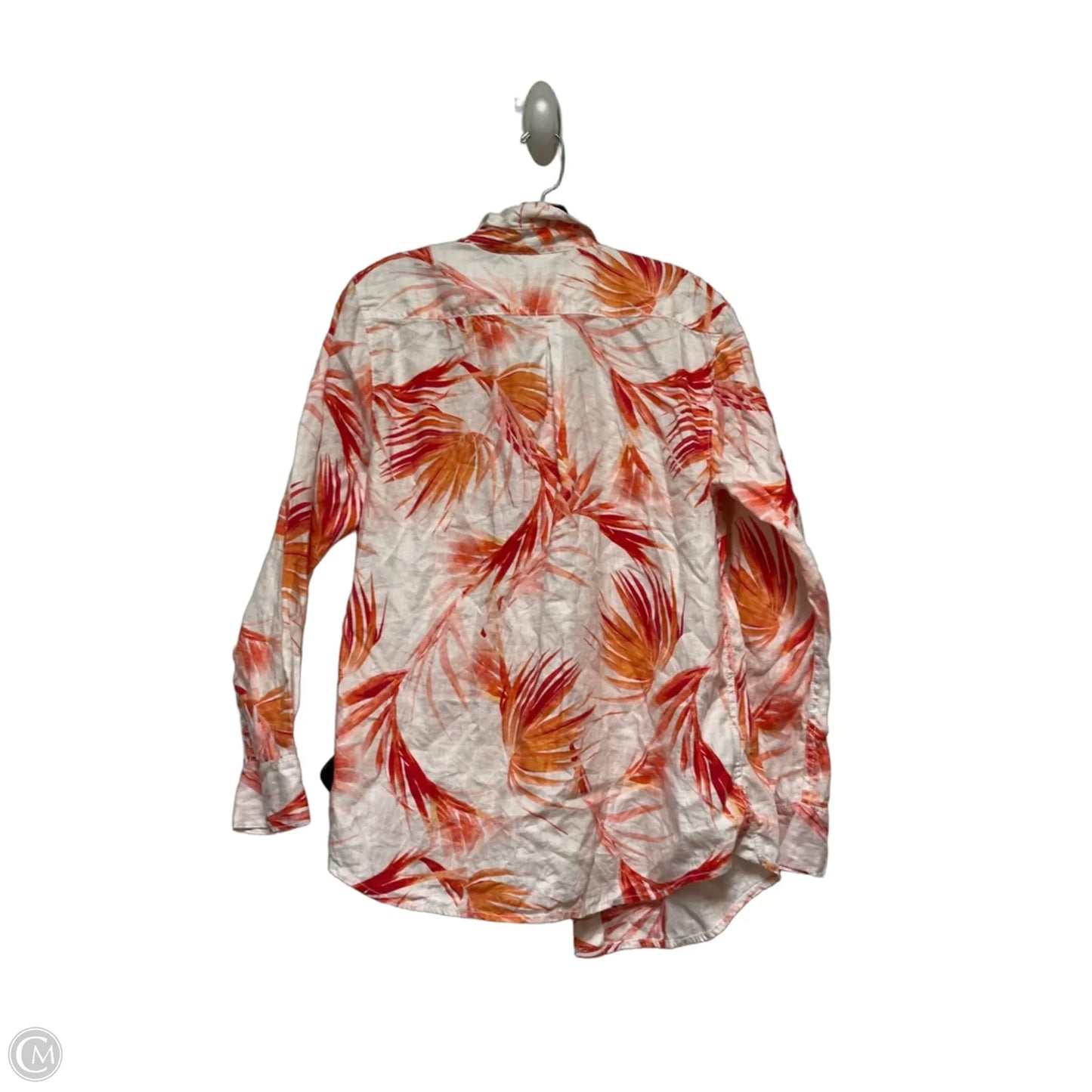 Top Long Sleeve By Tommy Bahama In Pink, Size: M