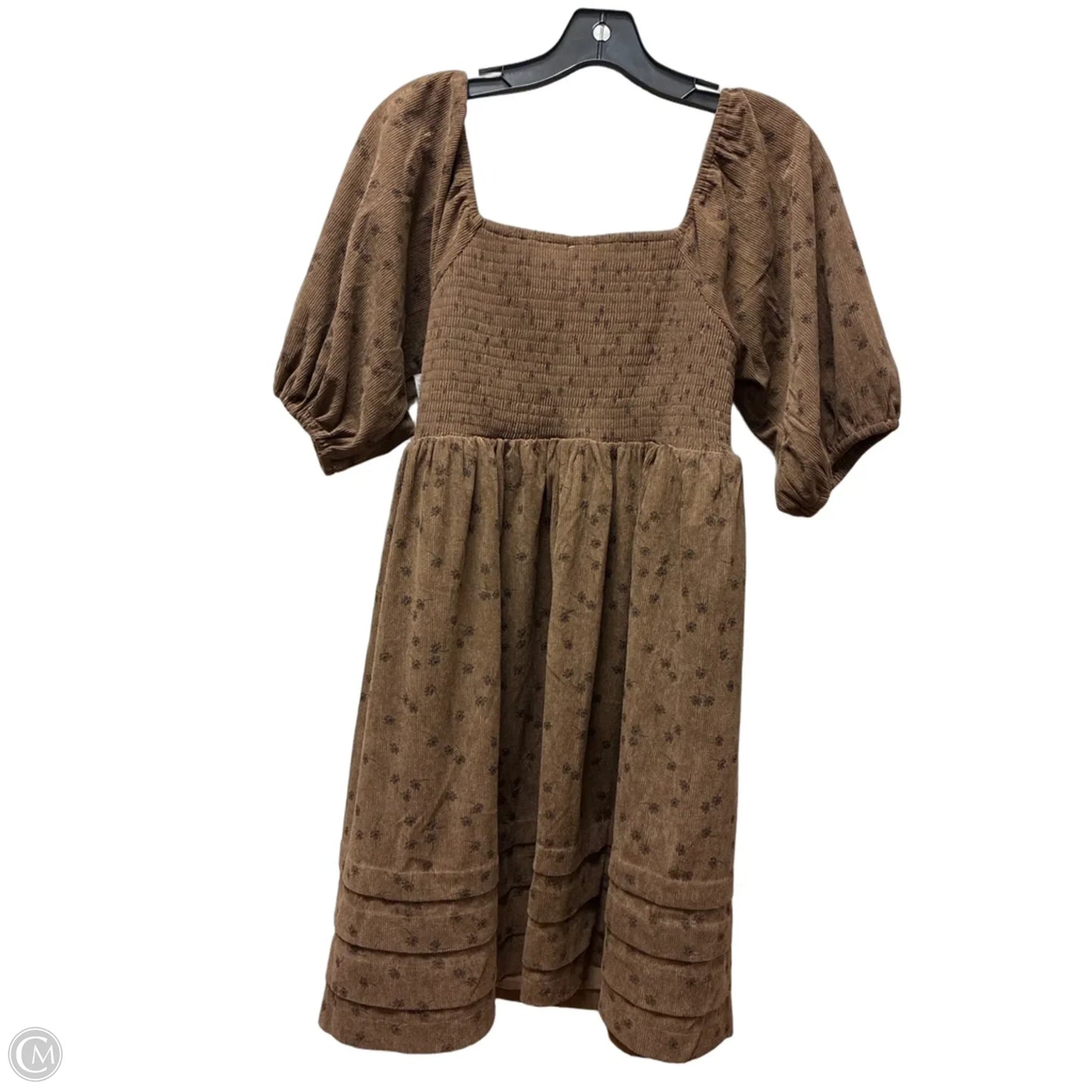 Dress Casual Short By Hem & Thread In Brown, Size: L