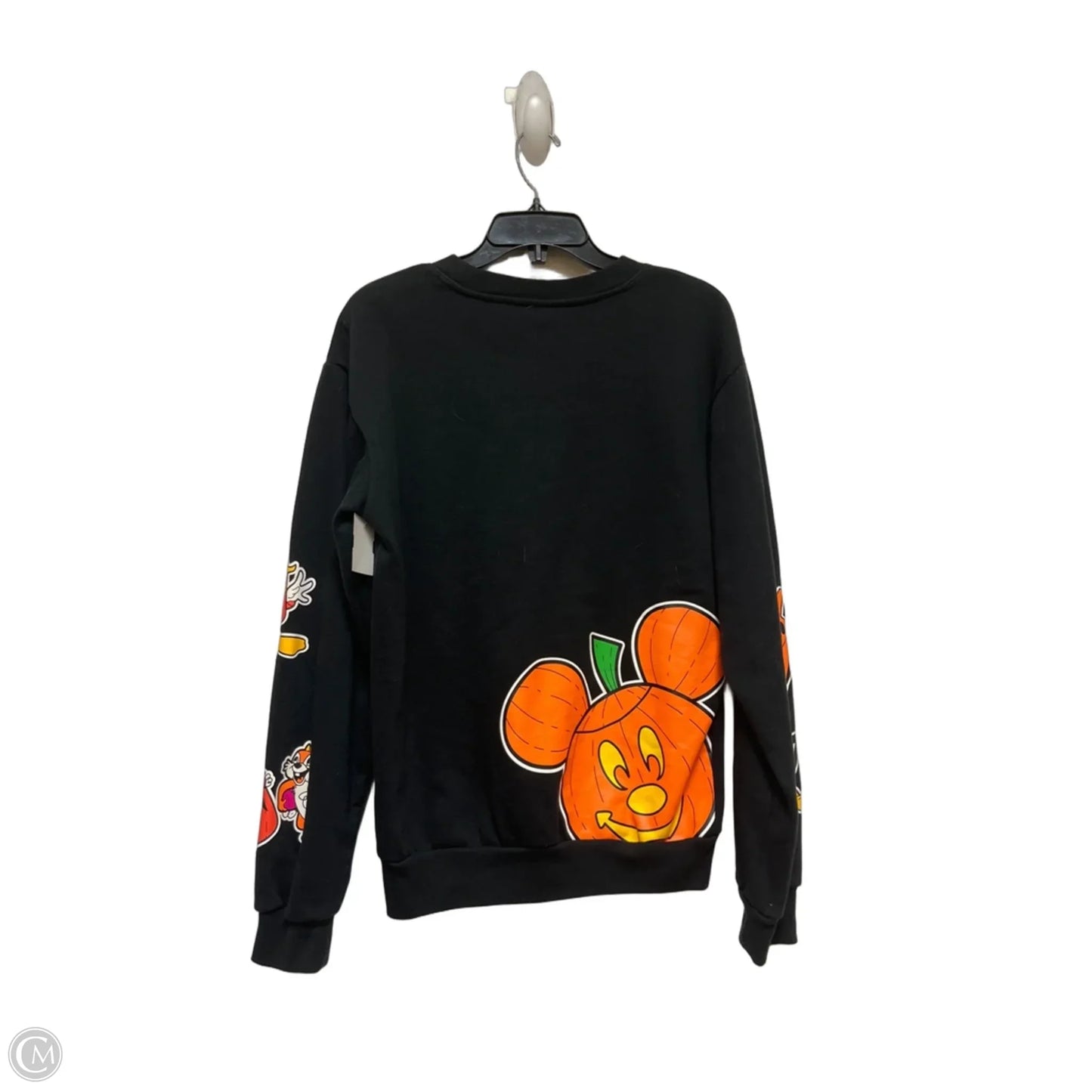 Sweatshirt Crewneck By Disney Store In Black, Size: S