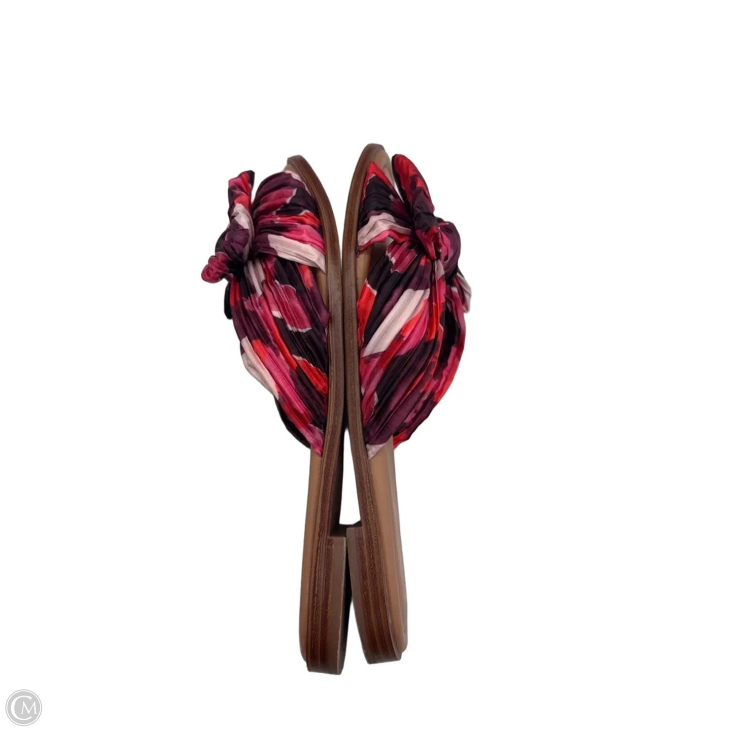 Sandals Flats By Kensie In Pink & Red, Size: 8.5