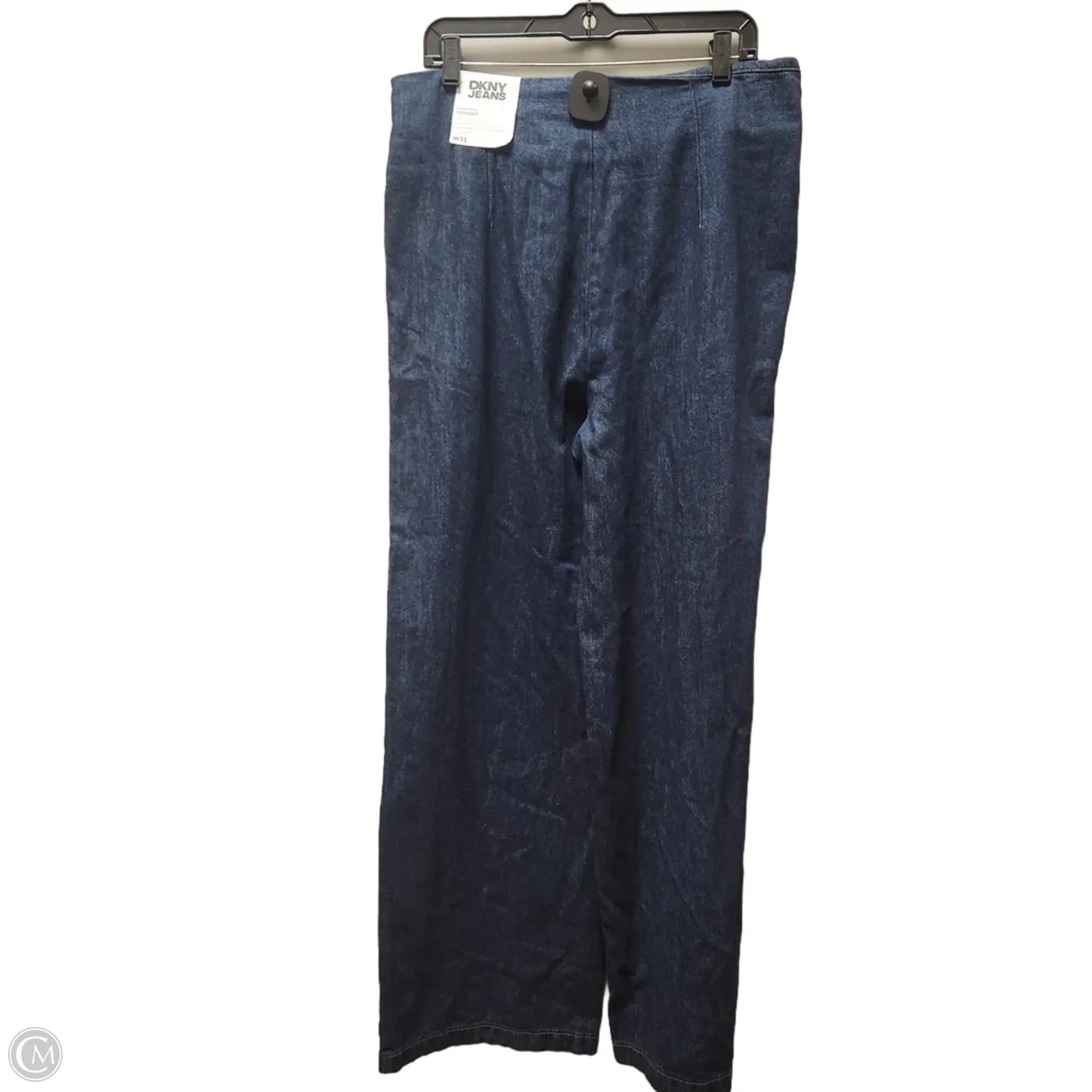 Jeans Wide Leg By Dkny In Blue Denim, Size: 10