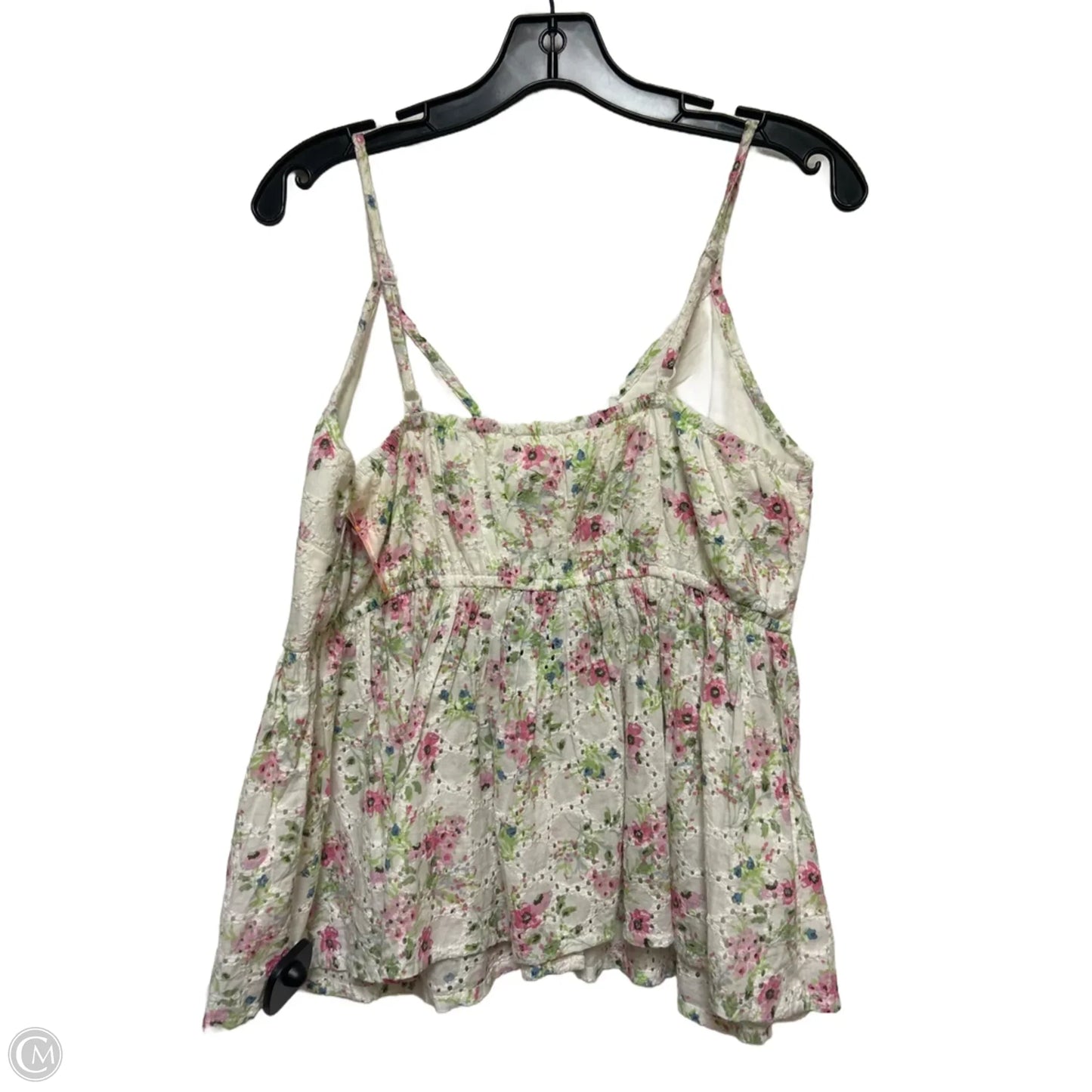 Top Sleeveless By Japna In Floral Print, Size: L