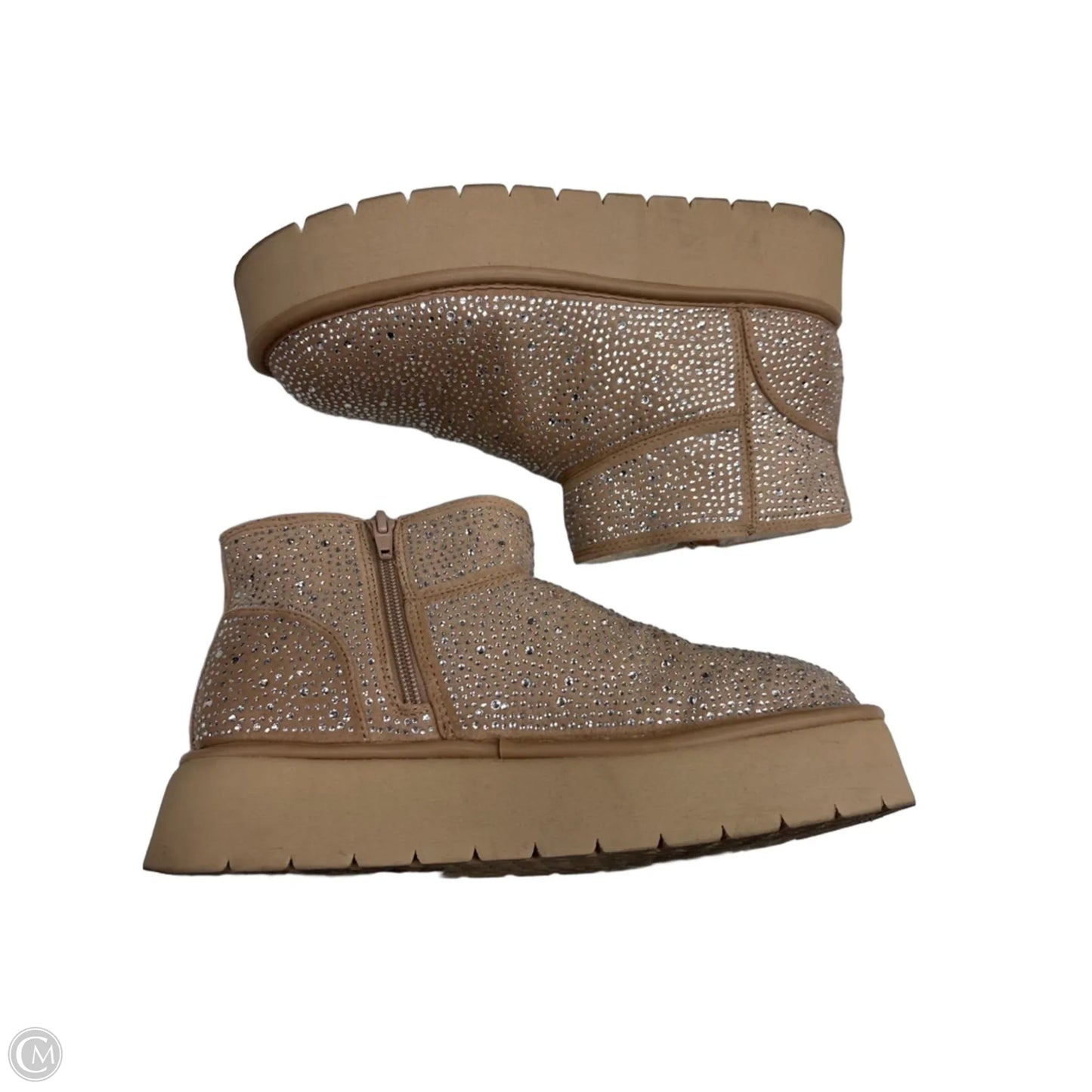 Boots Ankle Flats By Wild Fable In Cream, Size: 8