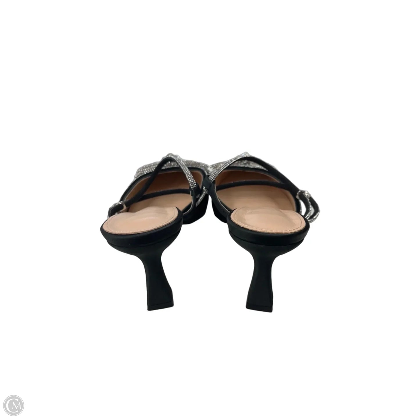 Shoes Heels Kitten By Clothes Mentor In Black & Tan, Size: 9.5