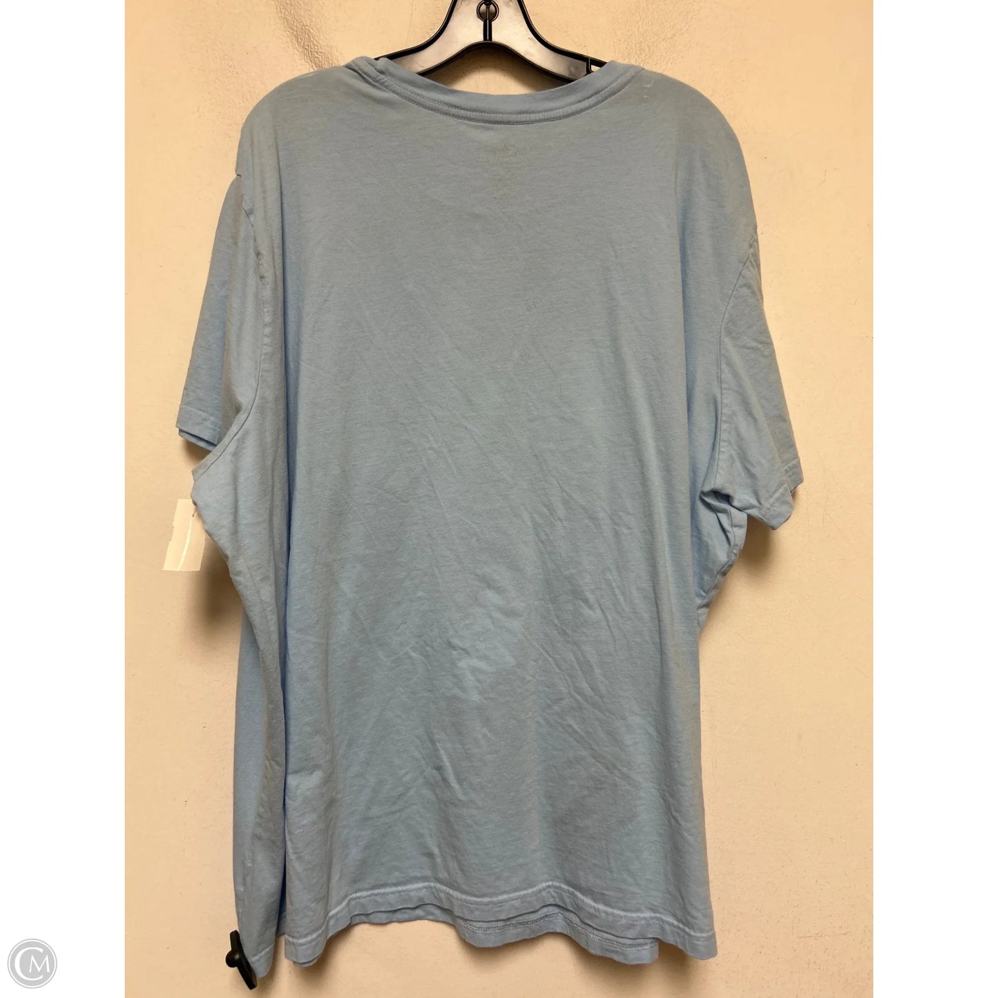 Top Short Sleeve Basic By Disney Store In Blue, Size: 3x