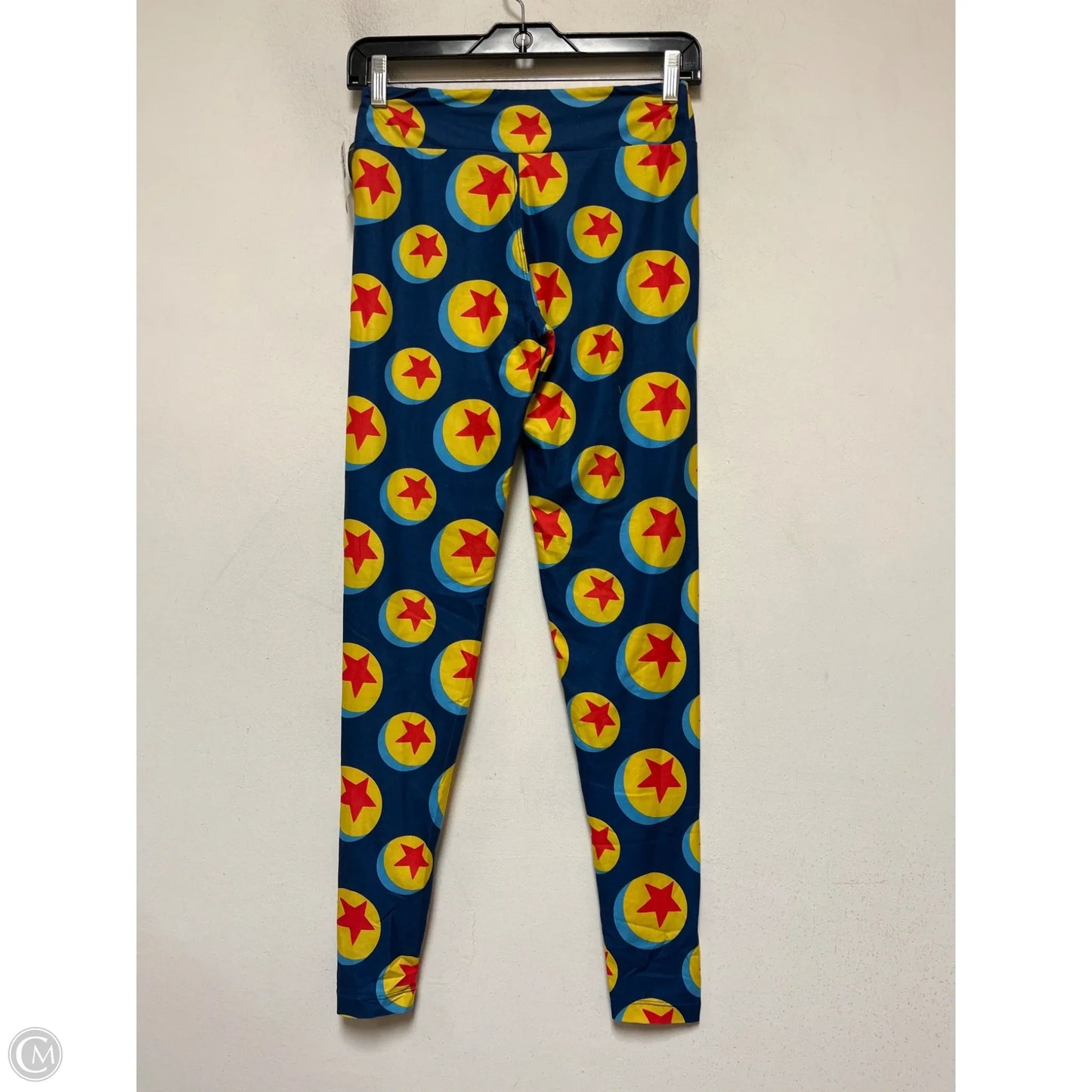 Pants Leggings By Disney Store In Blue & Yellow, Size: S