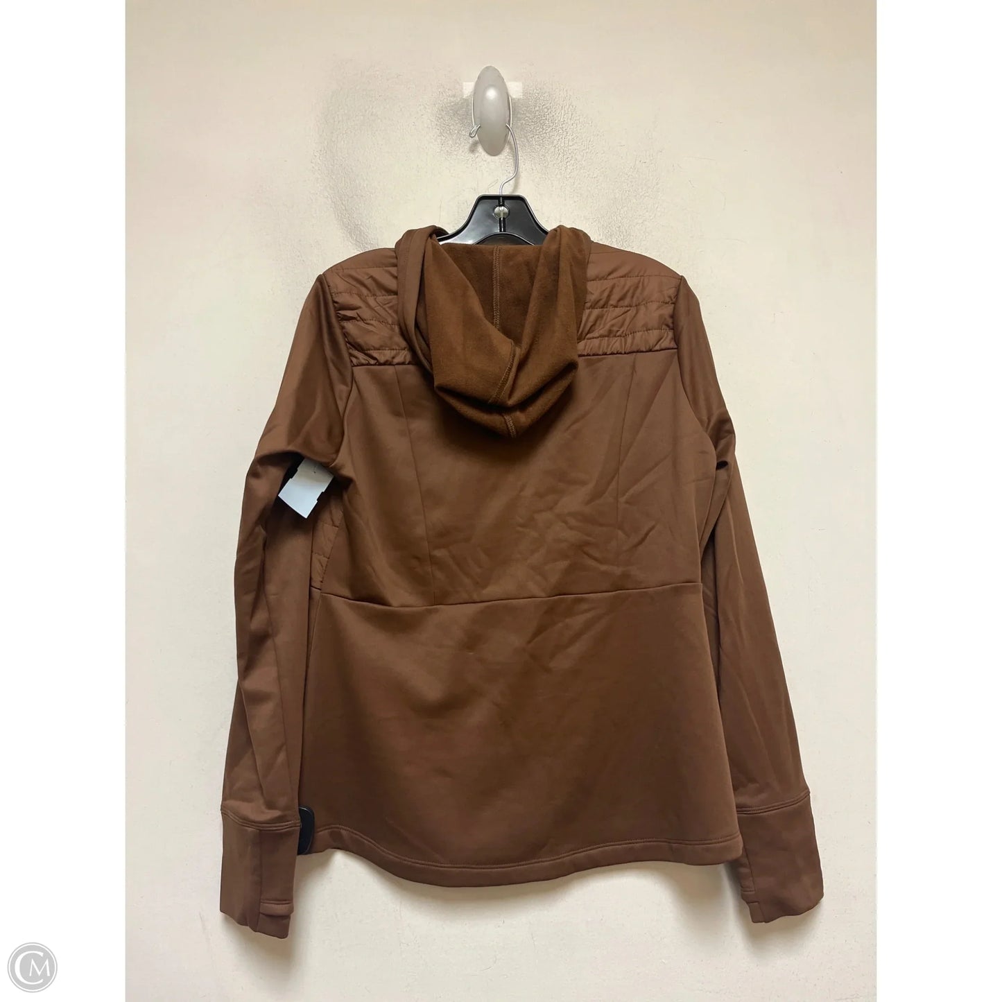 Athletic Jacket By Avia In Brown, Size: M