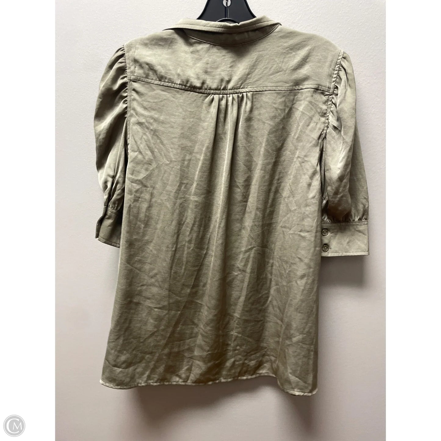 Top Short Sleeve By Dkny In Green, Size: Xl